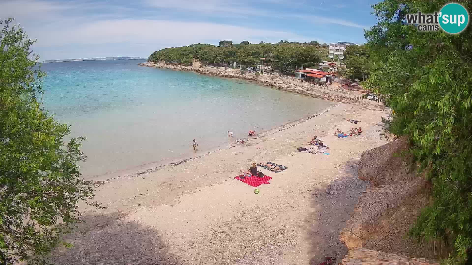 Strand Slanica Murter – webcam