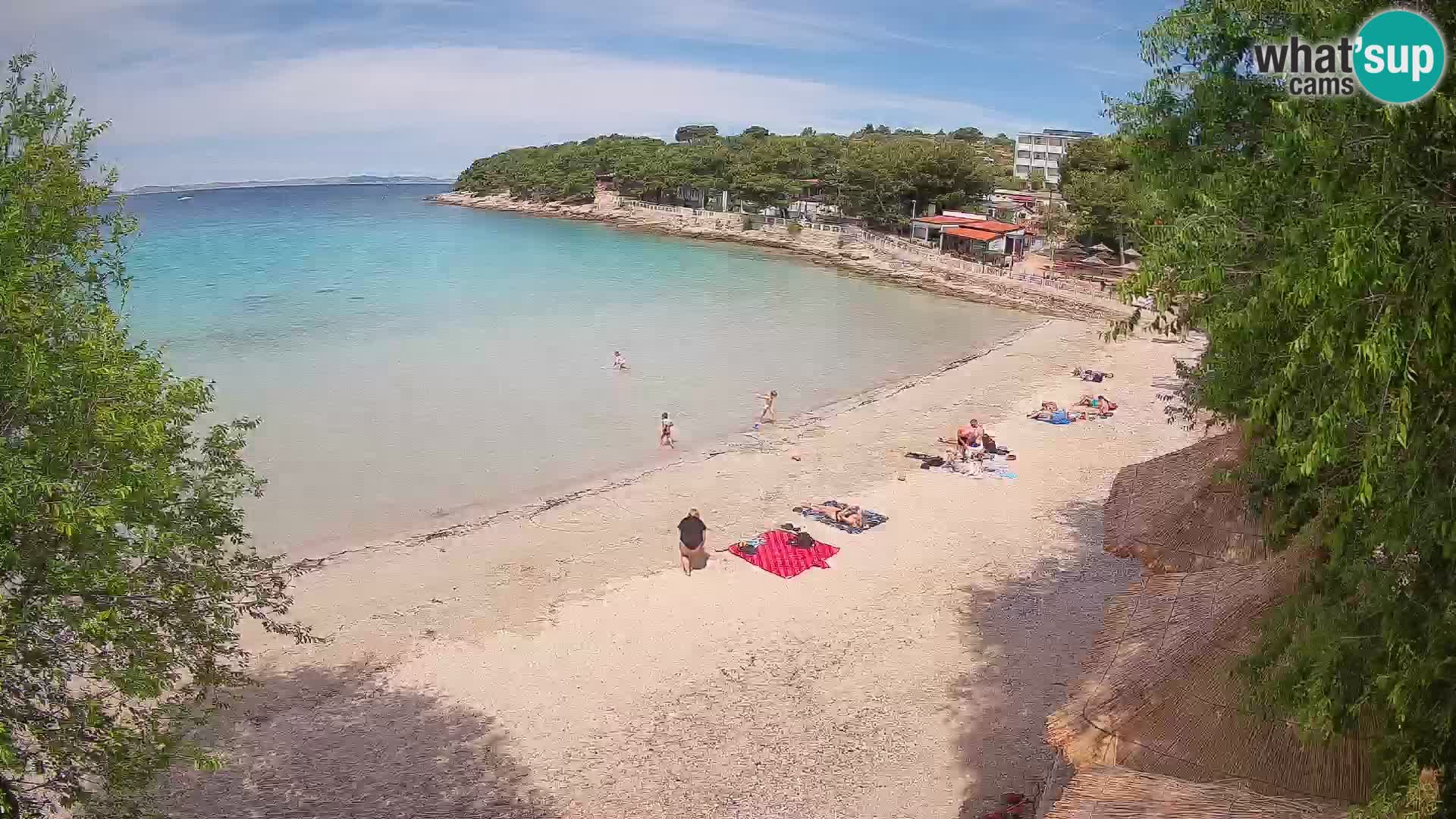 Plaža Slanica Murter – kamera v živo