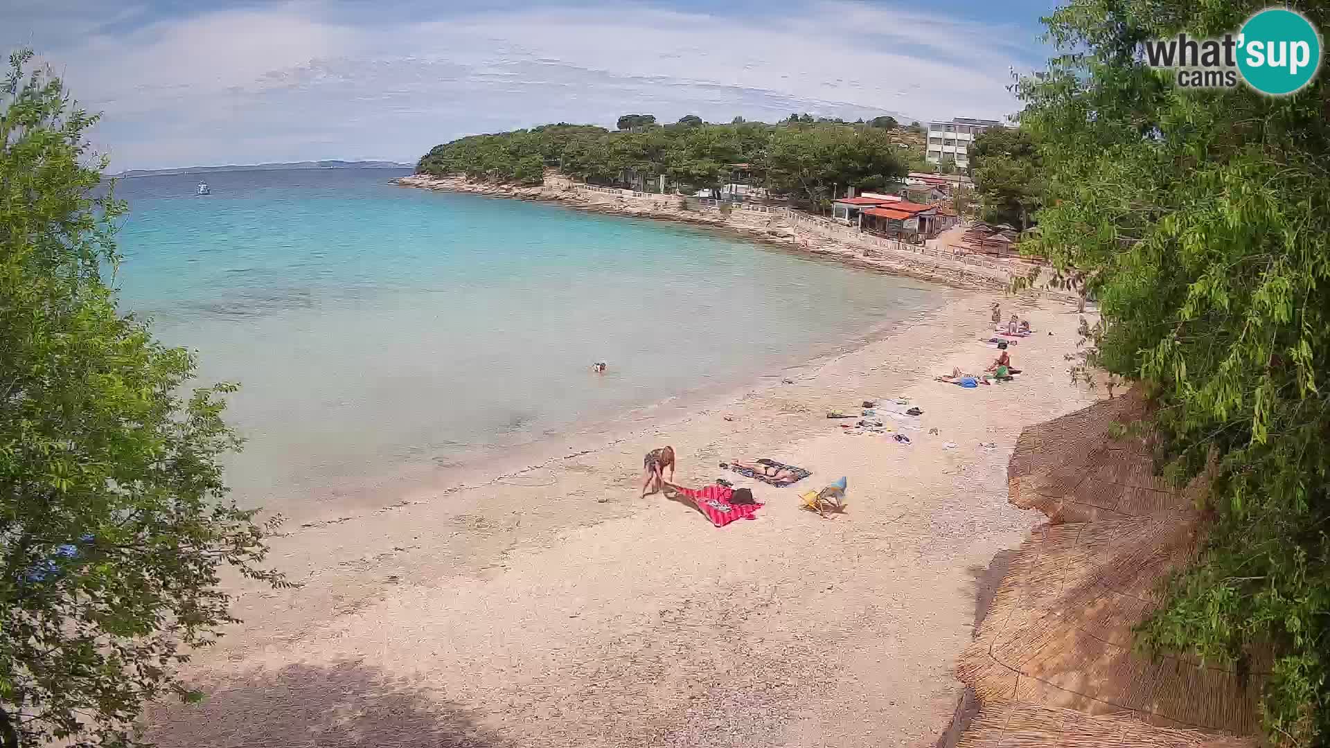 Strand Slanica Murter – webcam