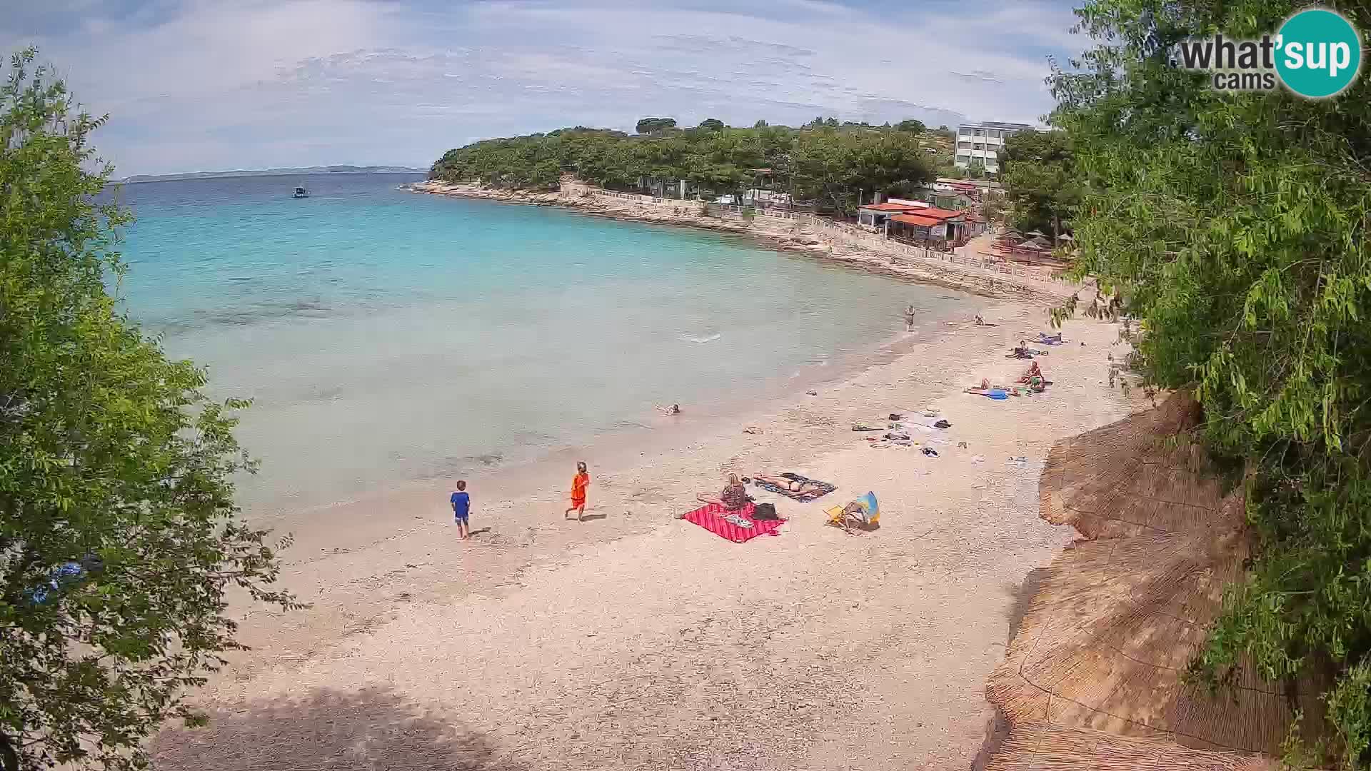 Plaža Slanica Murter – kamera v živo