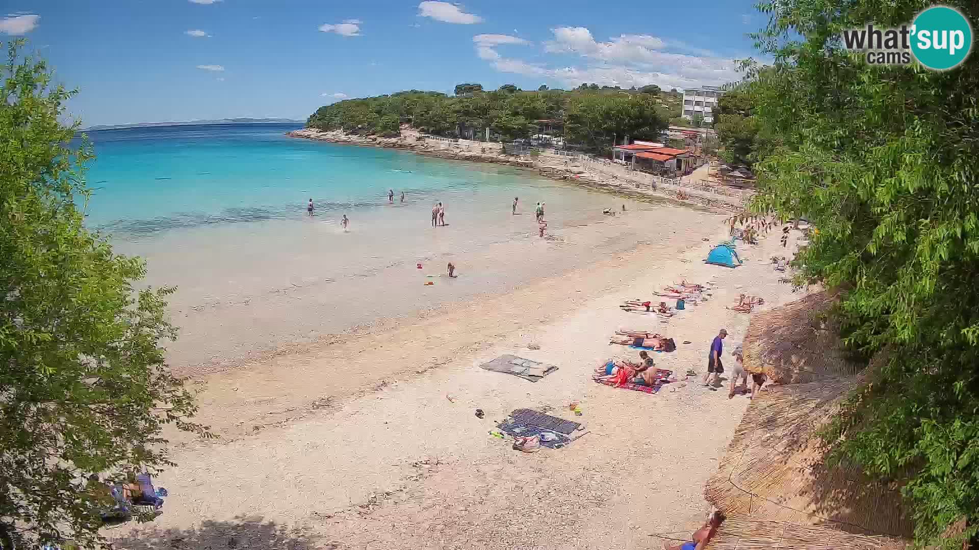 Strand Slanica Murter – webcam