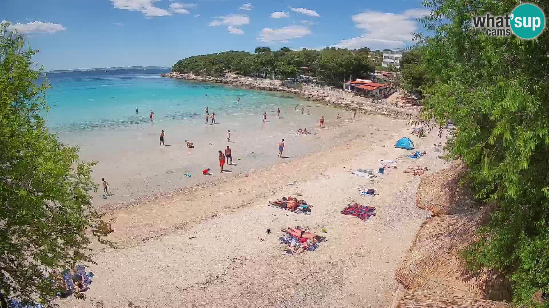Plaža Slanica Murter – web kamera