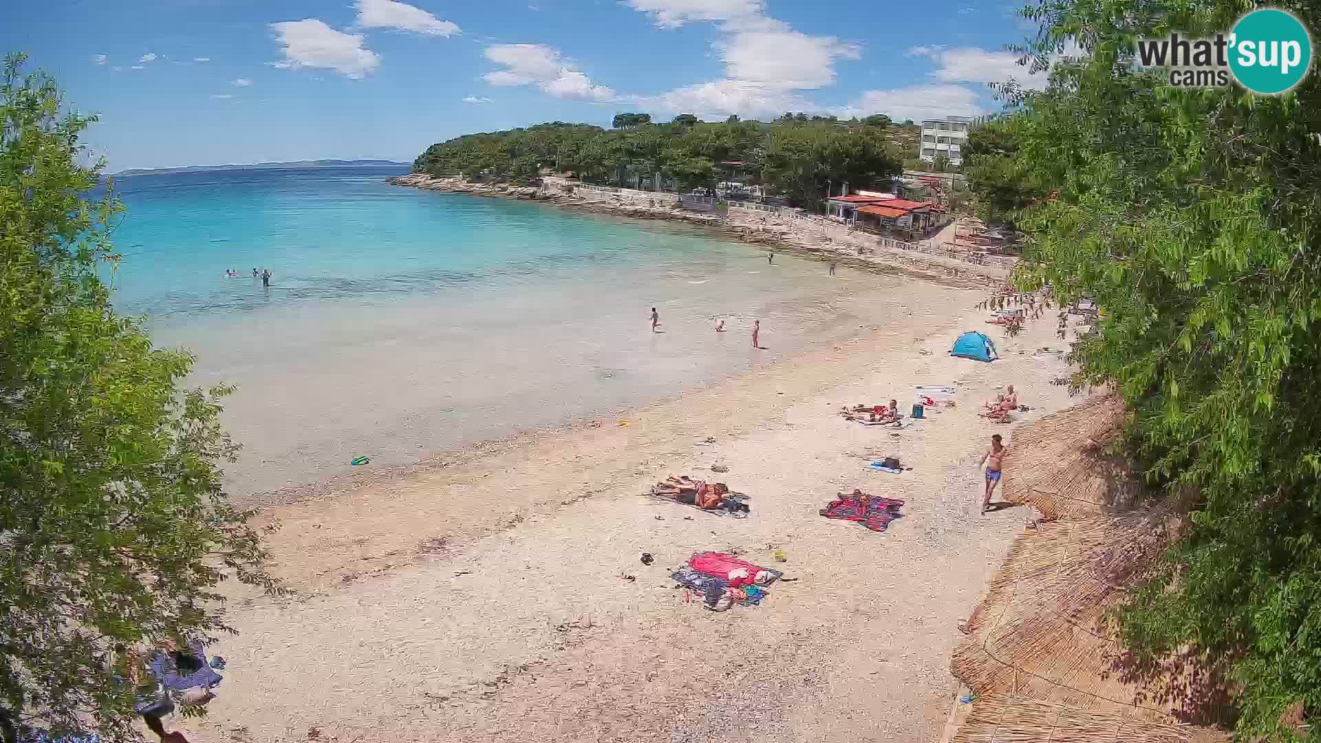 Strand Slanica Murter – webcam