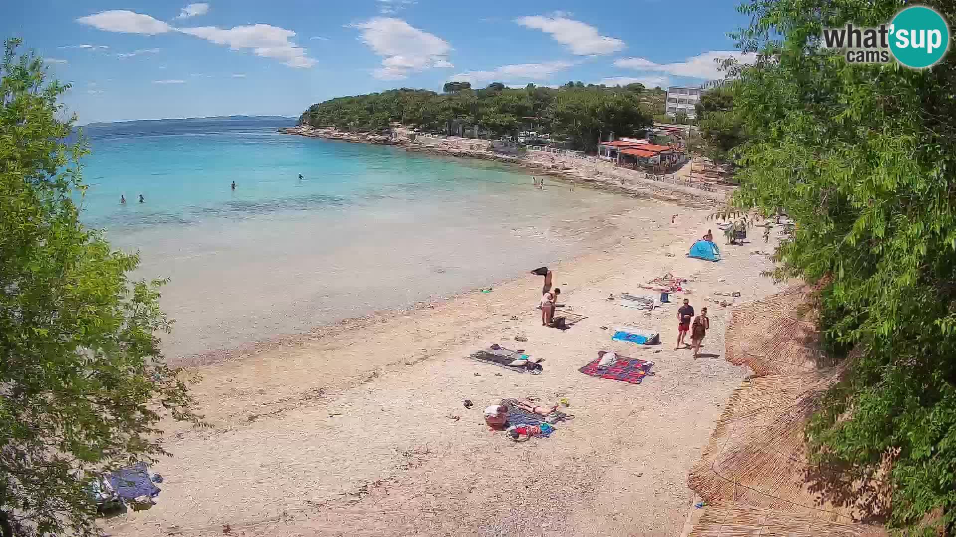 Strand Slanica Murter – webcam