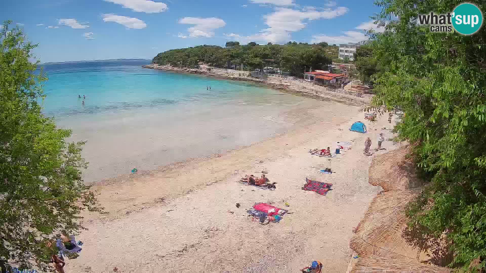 Strand Slanica Murter – webcam