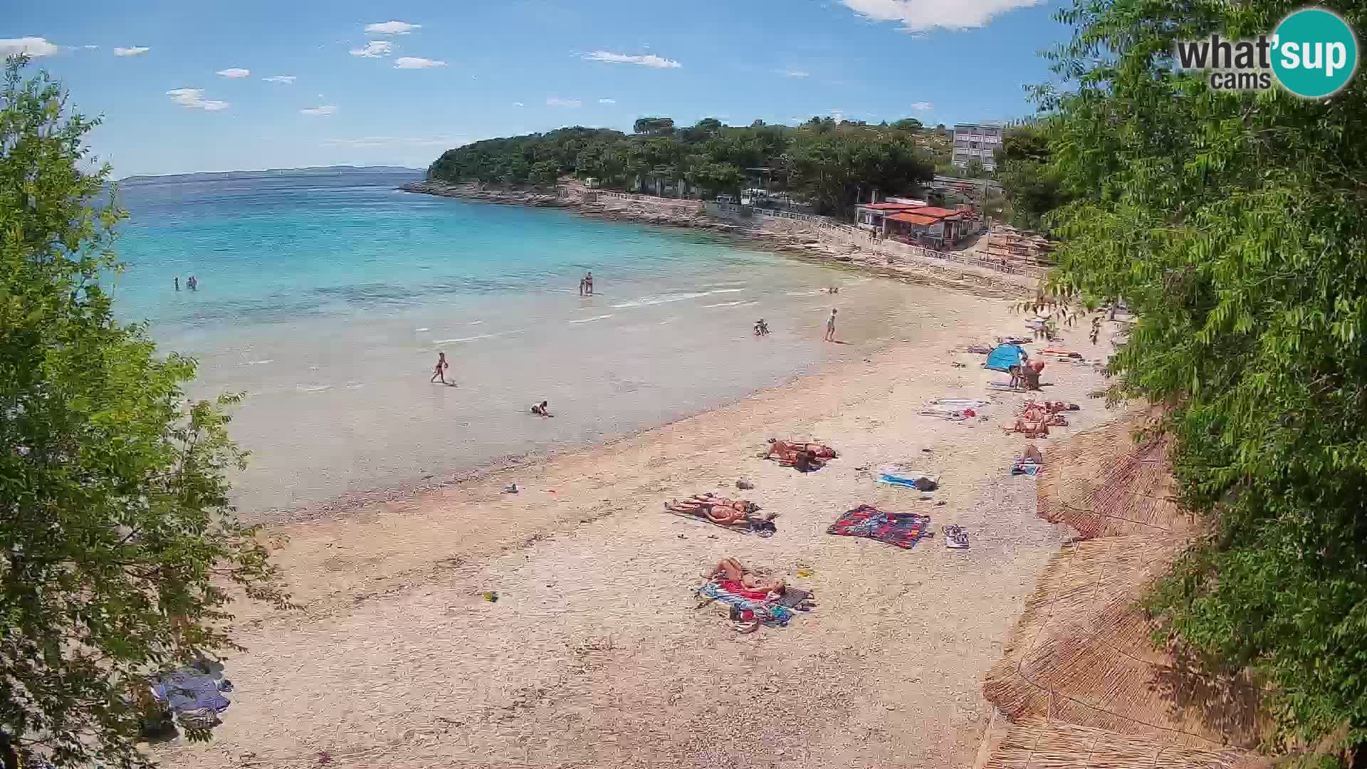 Strand Slanica Murter – webcam