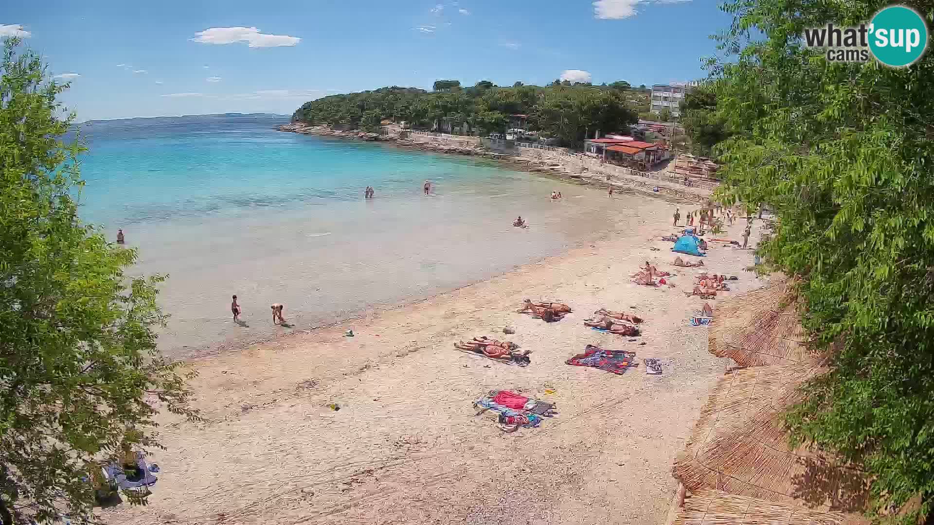 Strand Slanica Murter – webcam