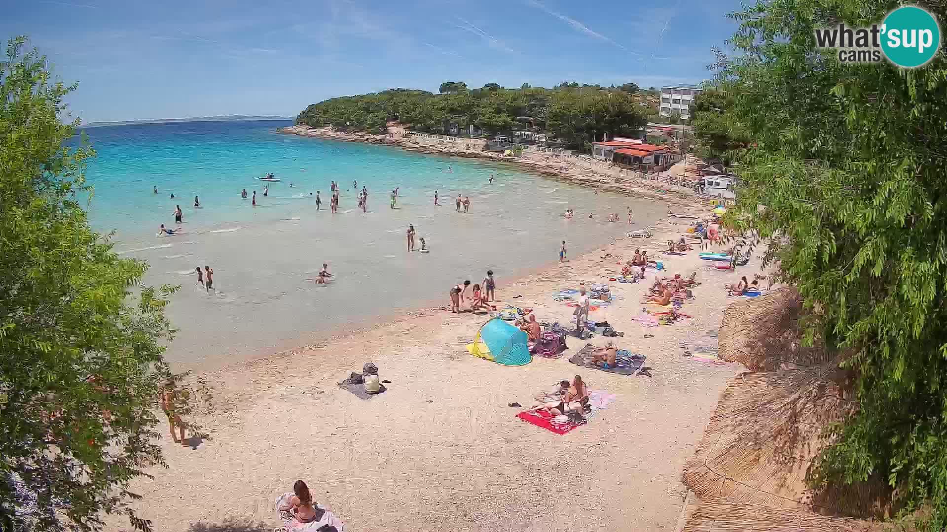 Plaža Slanica Murter – kamera v živo