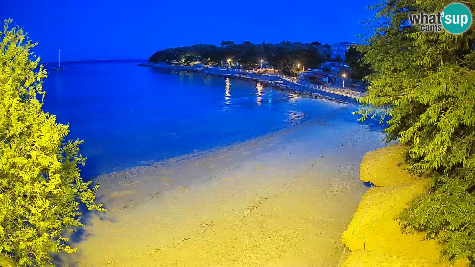Strand Slanica Murter – webcam