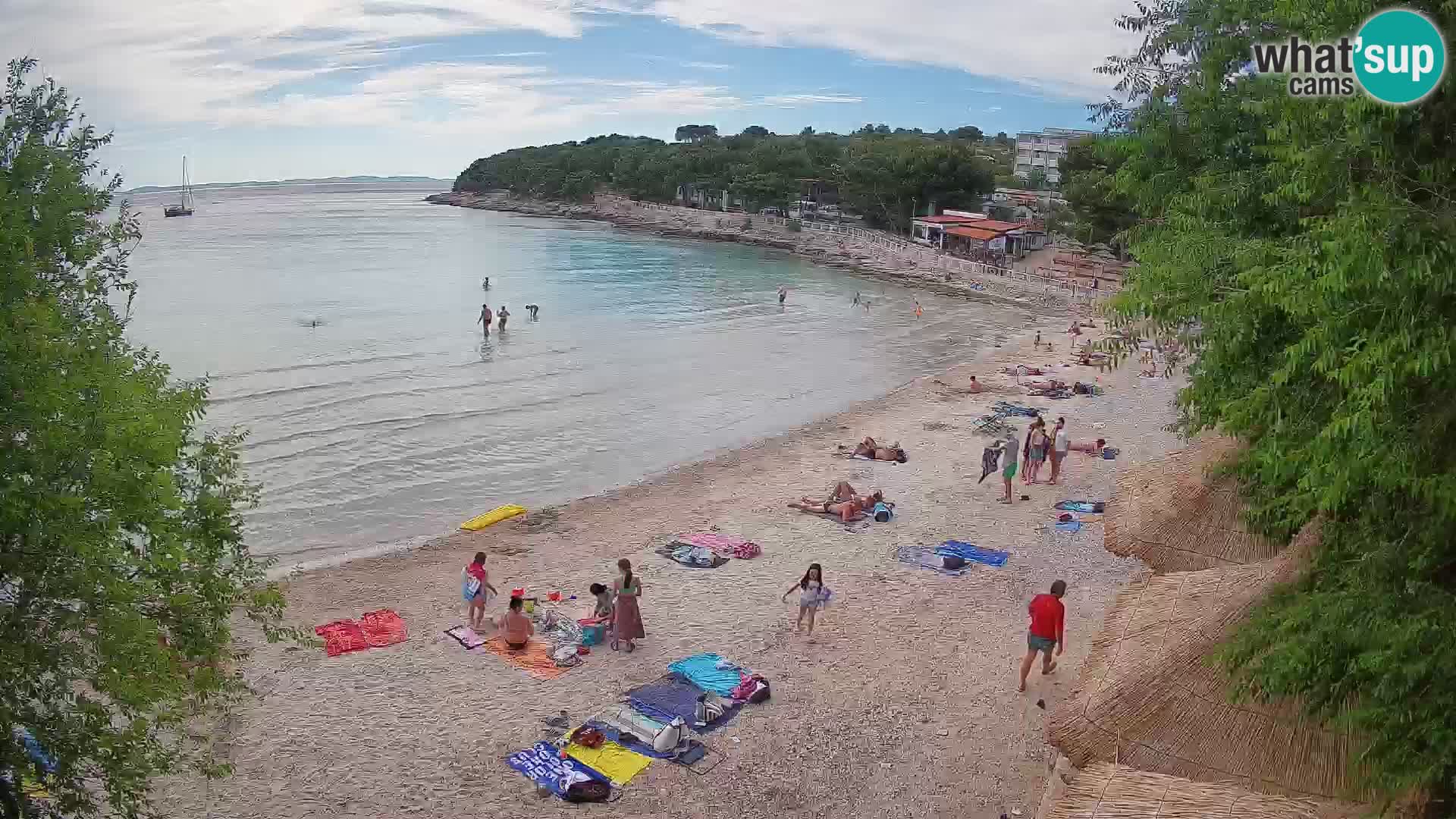 Plaža Slanica Murter – kamera v živo