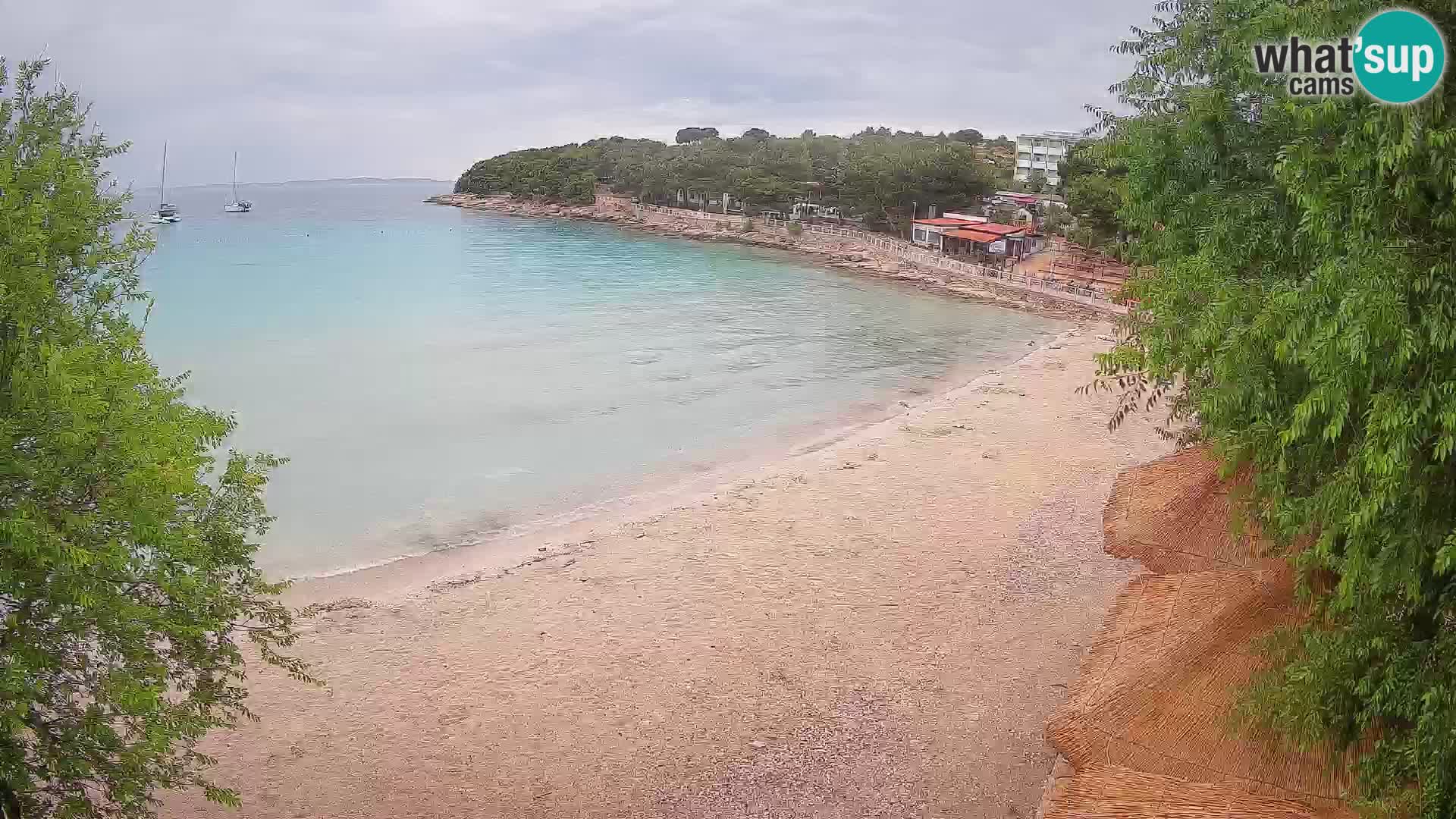 Plaža Slanica Murter – web kamera