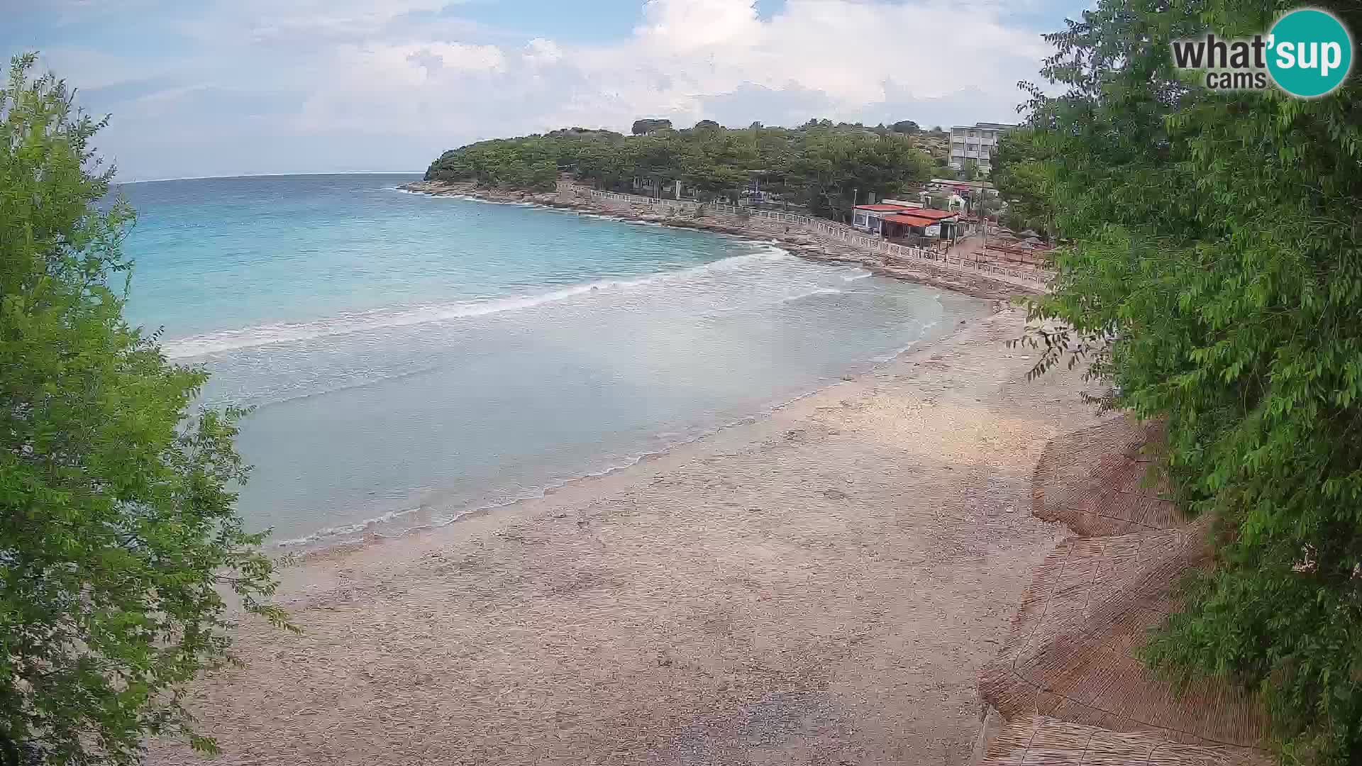 Strand Slanica Murter – webcam