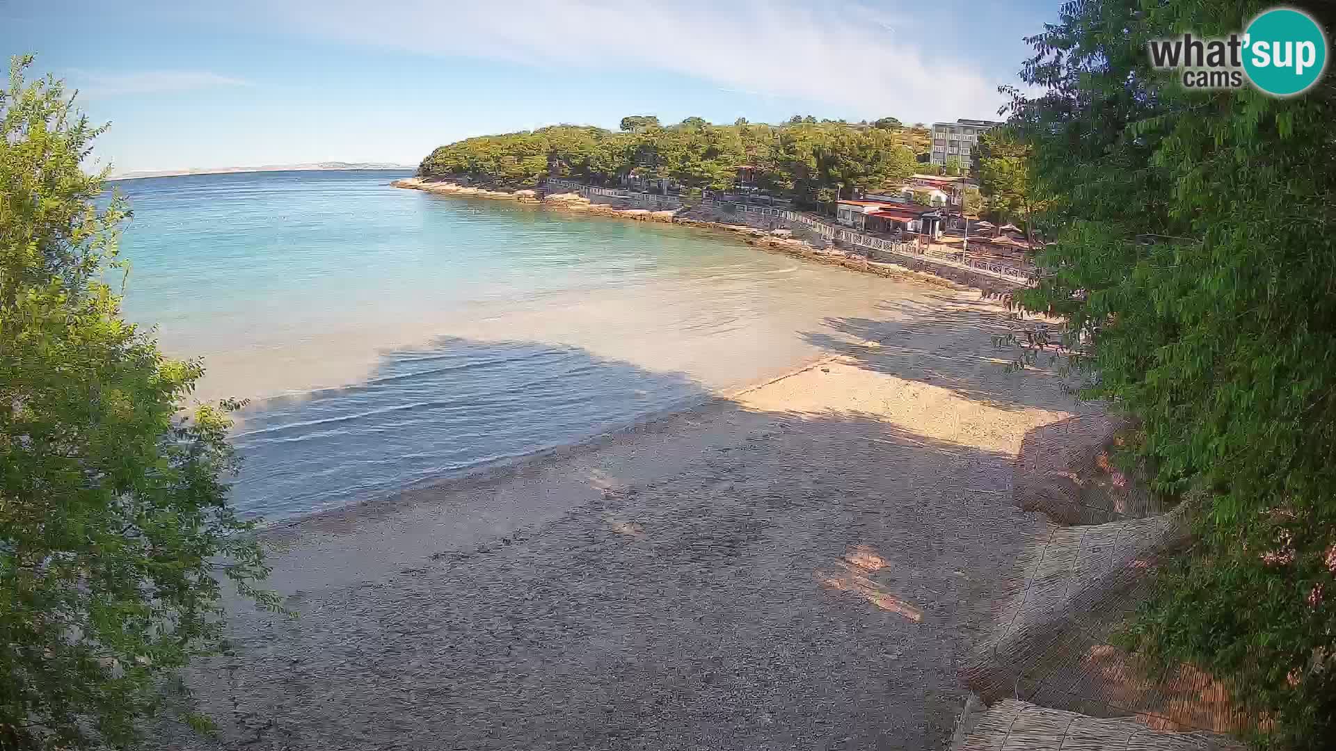 Strand Slanica Murter – webcam