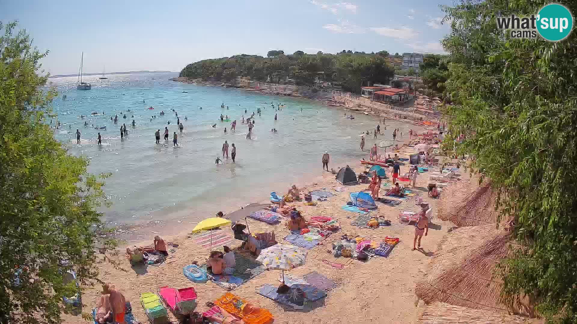 Strand Slanica Murter – webcam