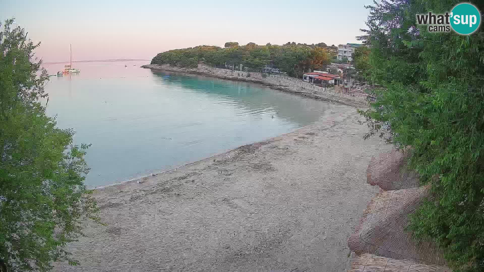 Strand Slanica Murter – webcam
