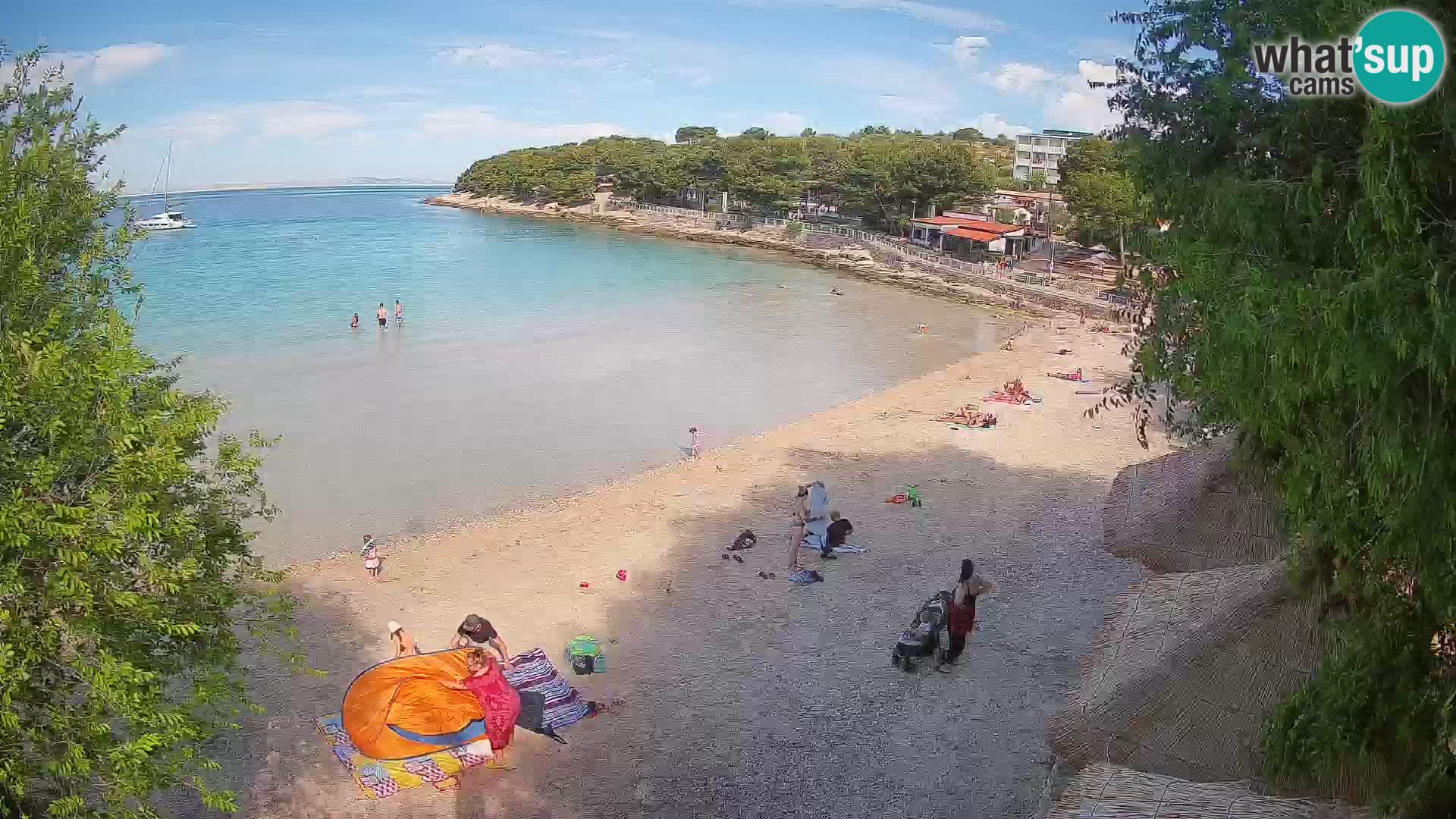 Plaža Slanica Murter – kamera v živo