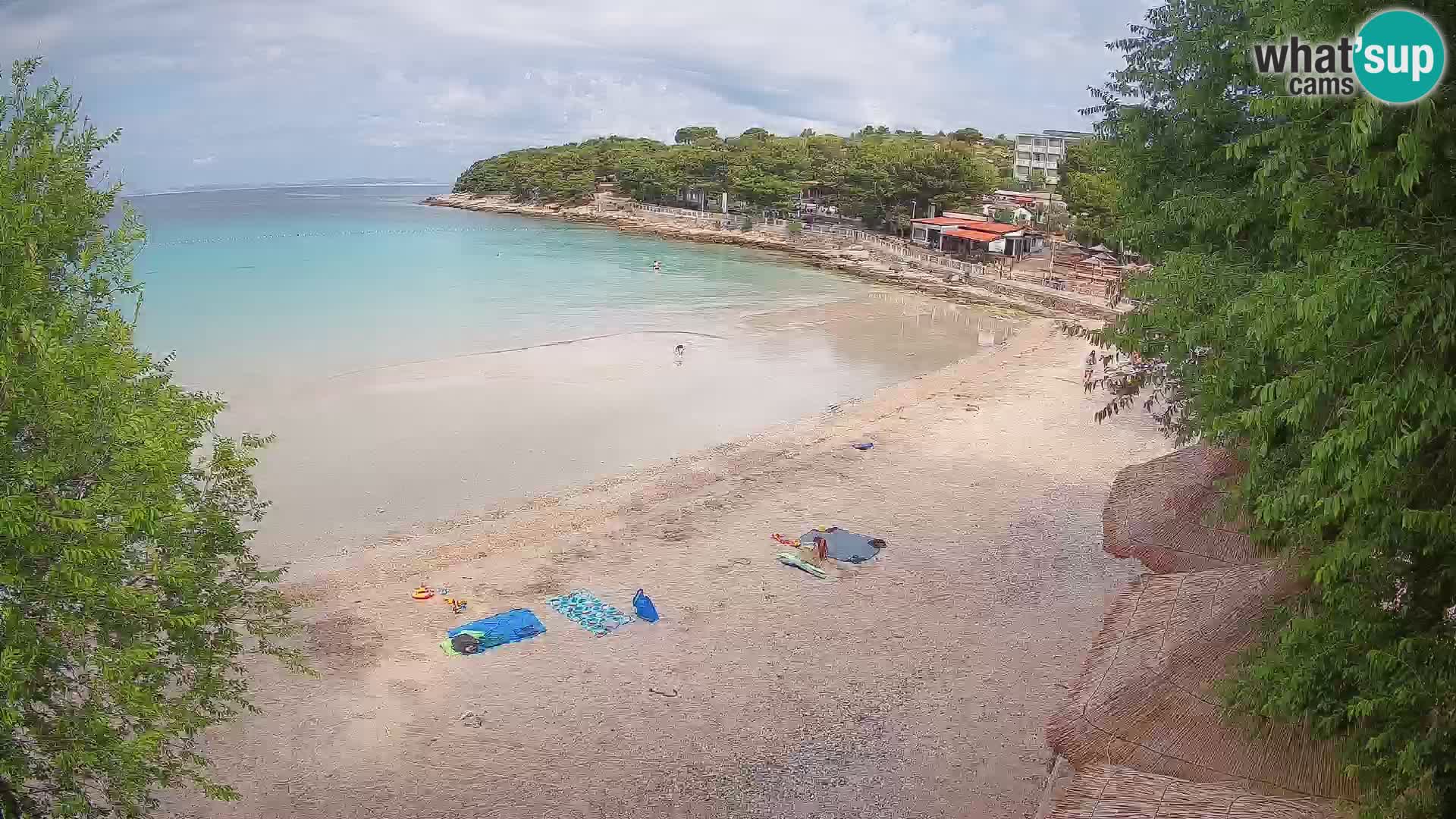 Plaža Slanica Murter – kamera v živo