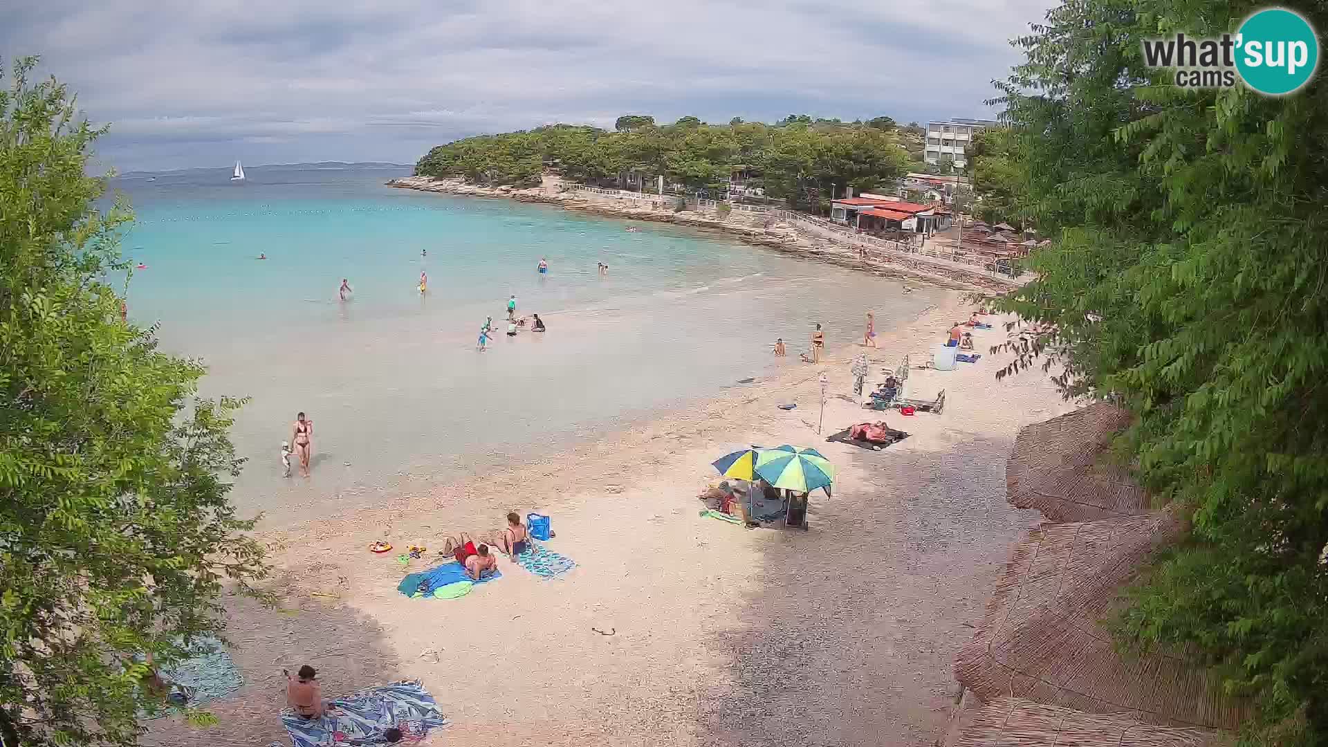 Plaža Slanica Murter – kamera v živo