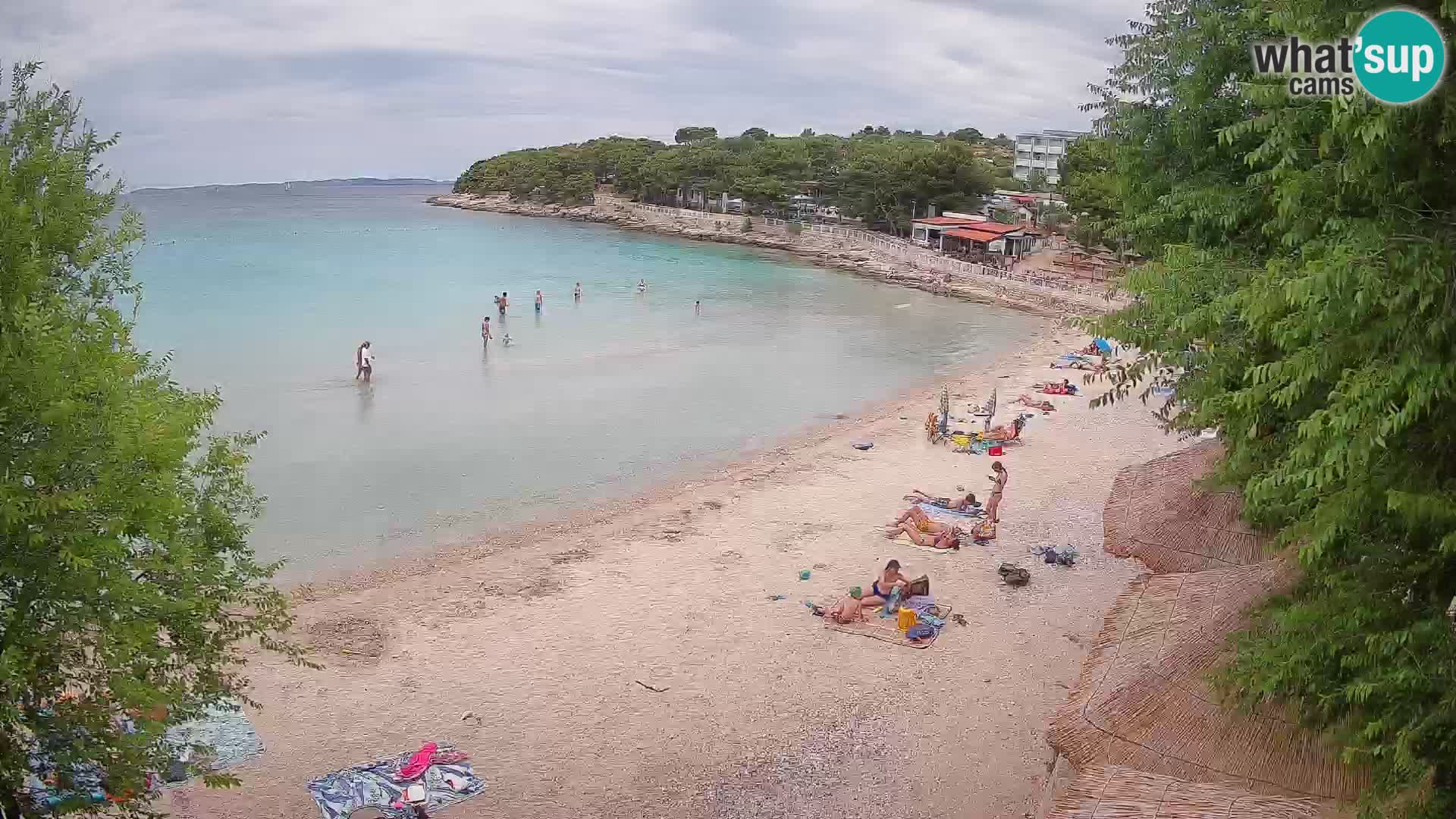 Strand Slanica Murter – webcam