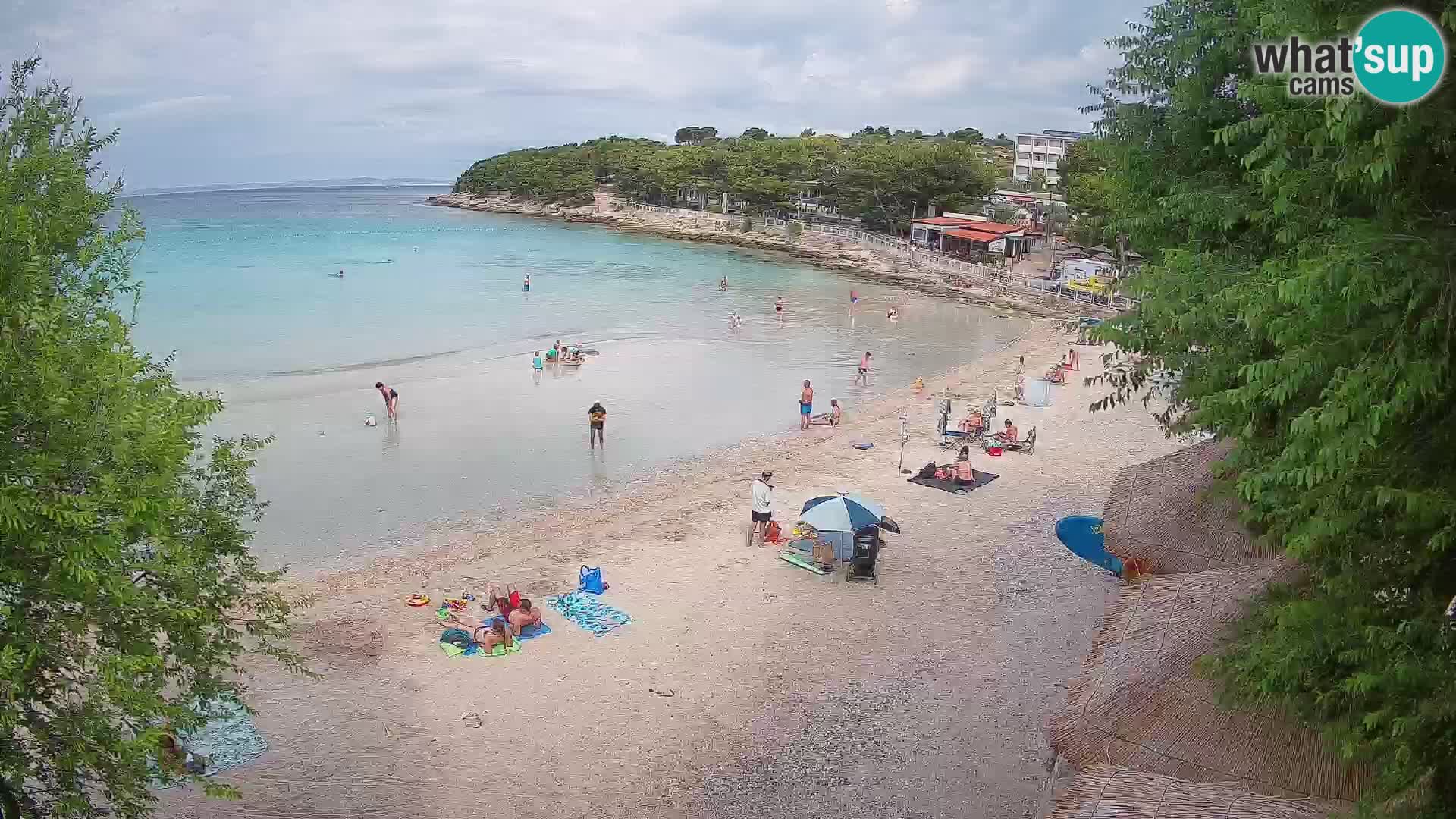 Strand Slanica Murter – webcam
