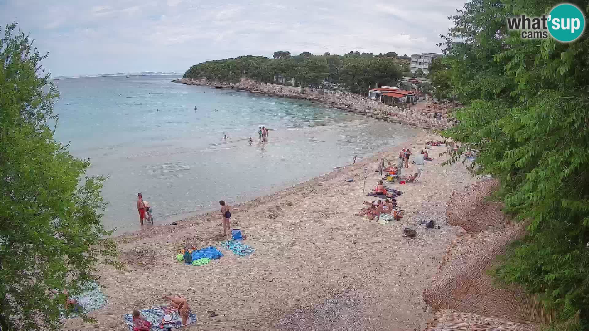 Strand Slanica Murter – webcam