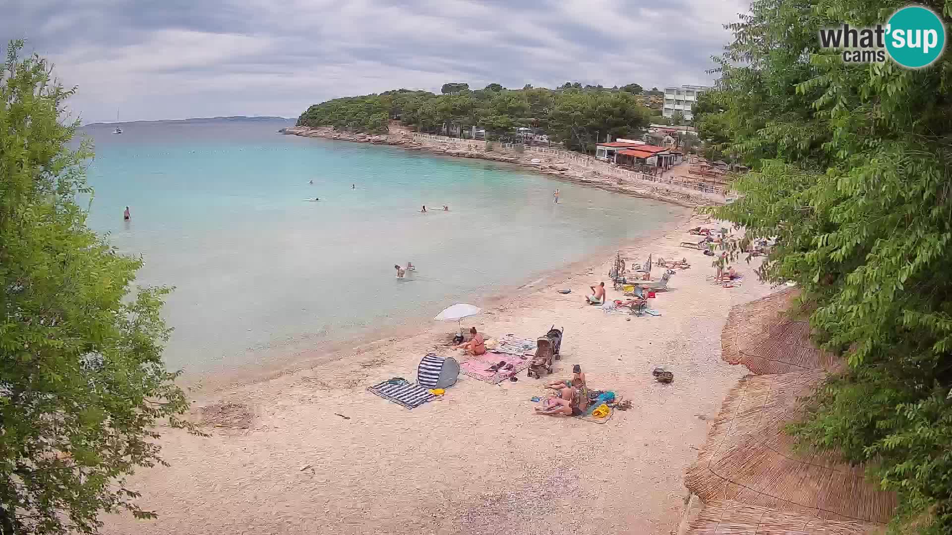 Strand Slanica Murter – webcam