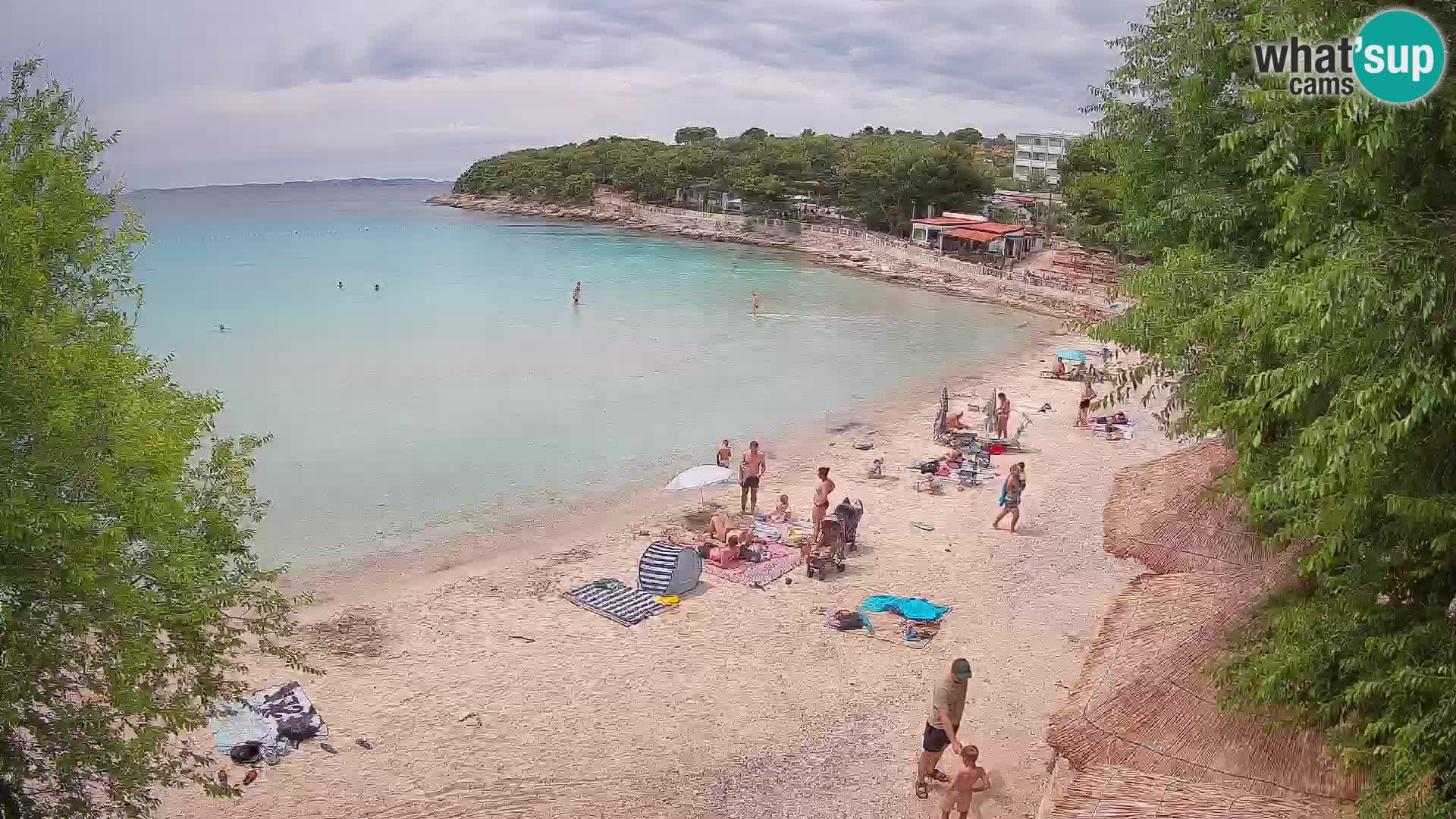 Plaža Slanica Murter – kamera v živo