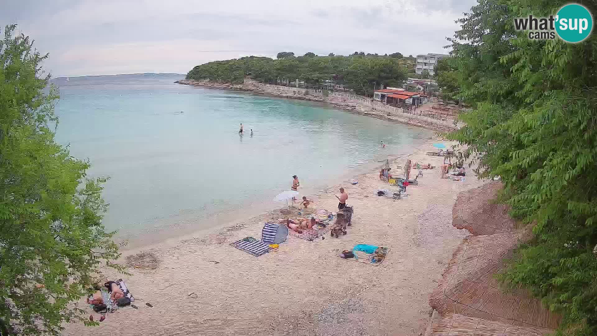 Strand Slanica Murter – webcam