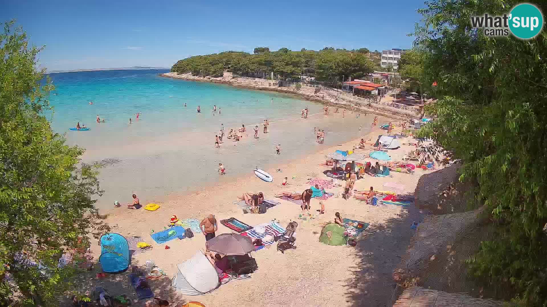 Plaža Slanica Murter – kamera v živo