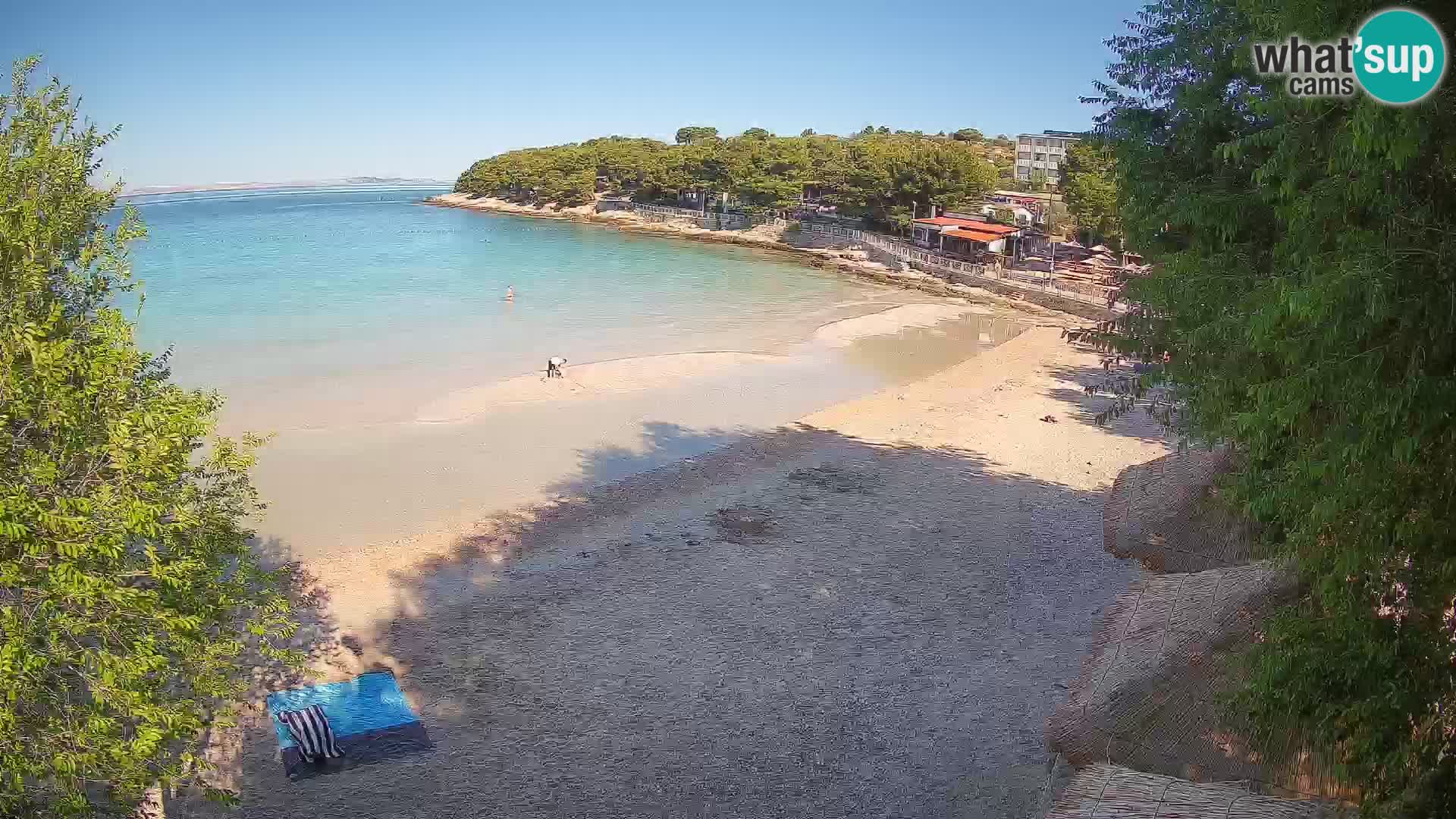 Strand Slanica Murter – webcam