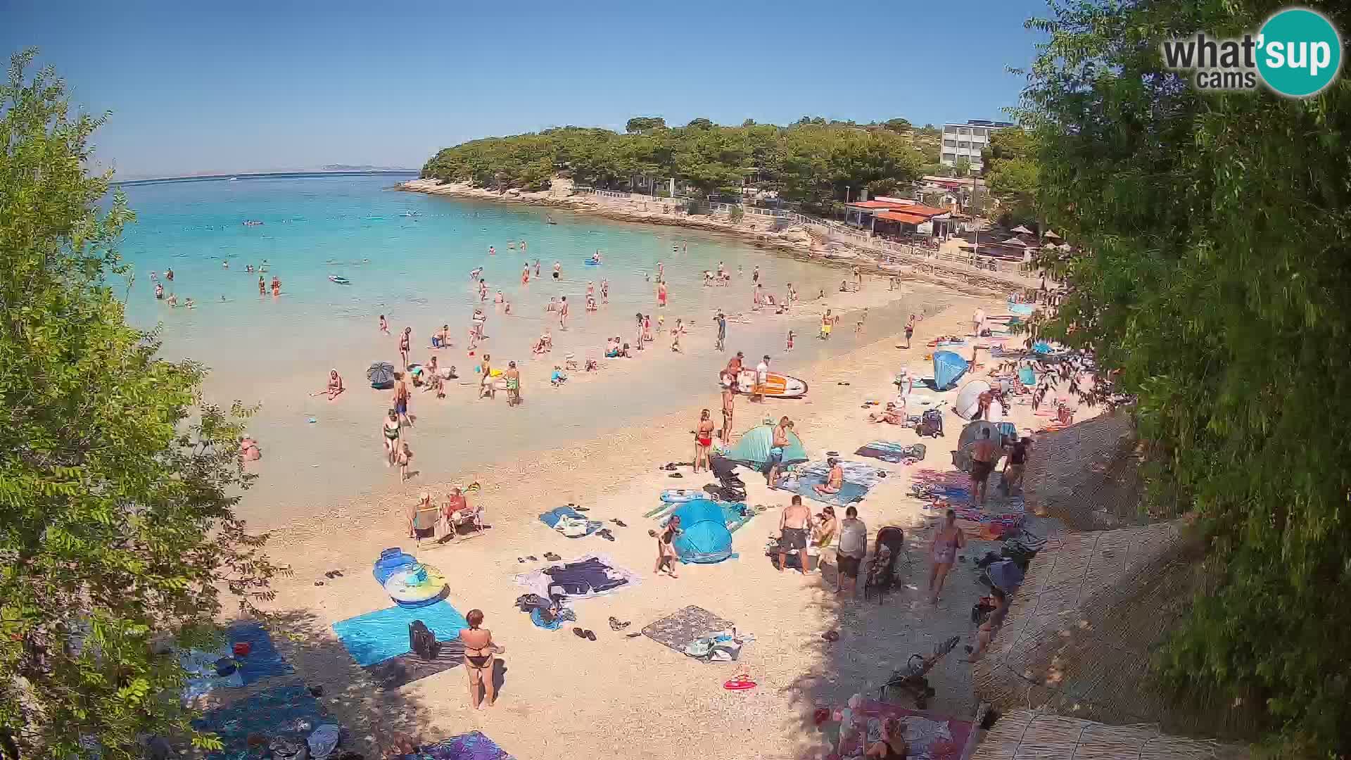Plaža Slanica Murter – kamera v živo