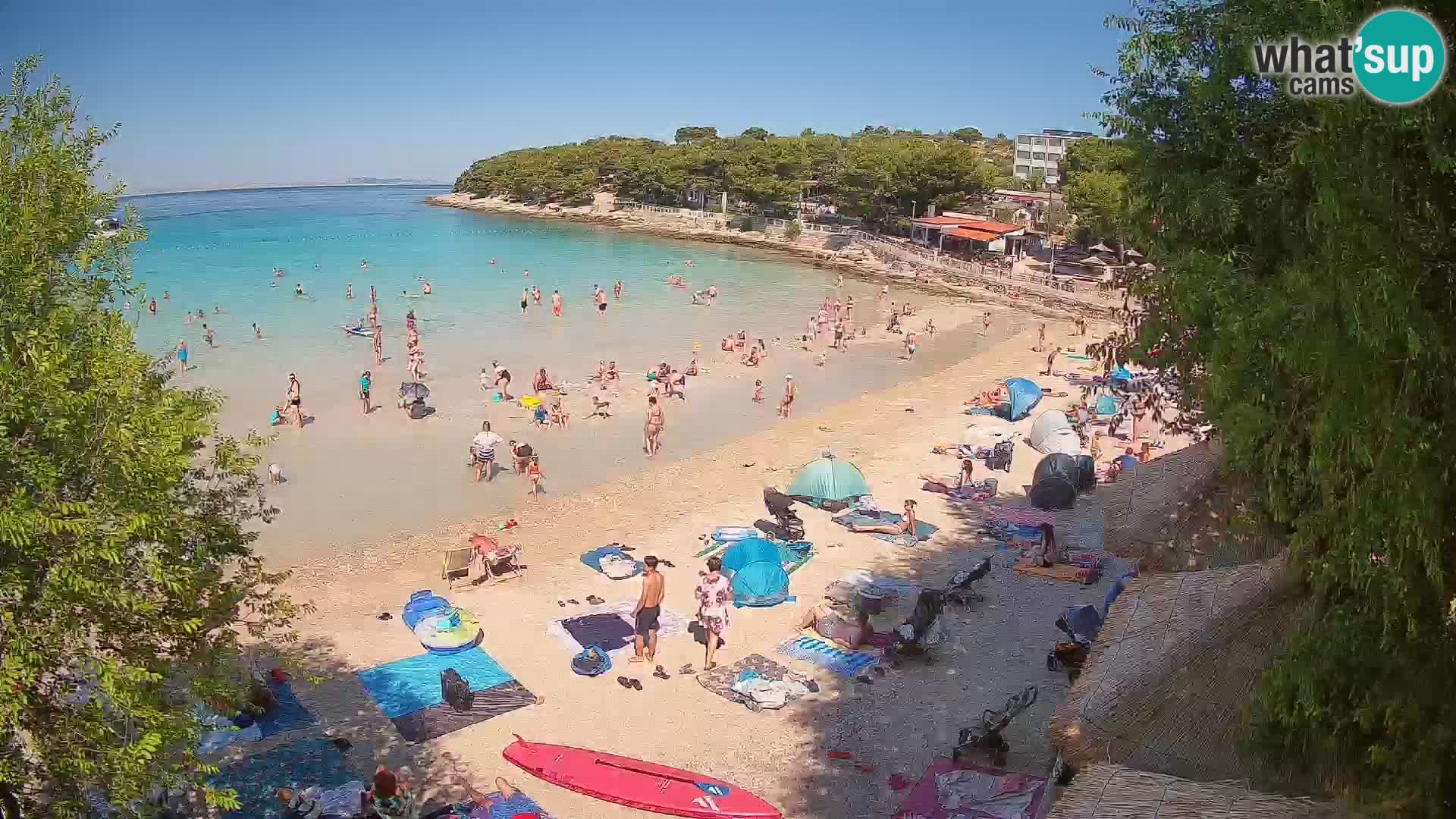 Plaža Slanica Murter – kamera v živo