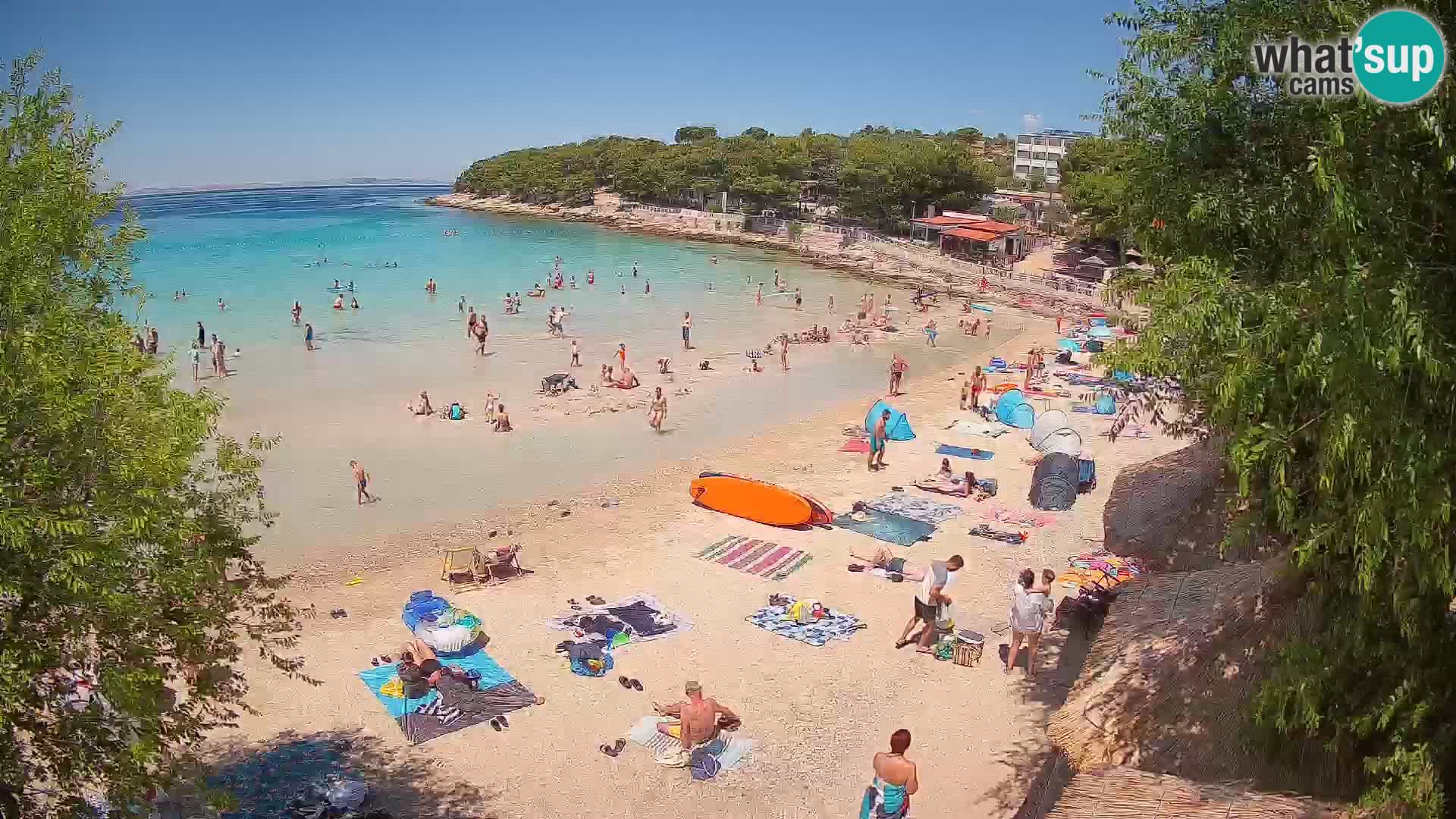 Plaža Slanica Murter – kamera v živo