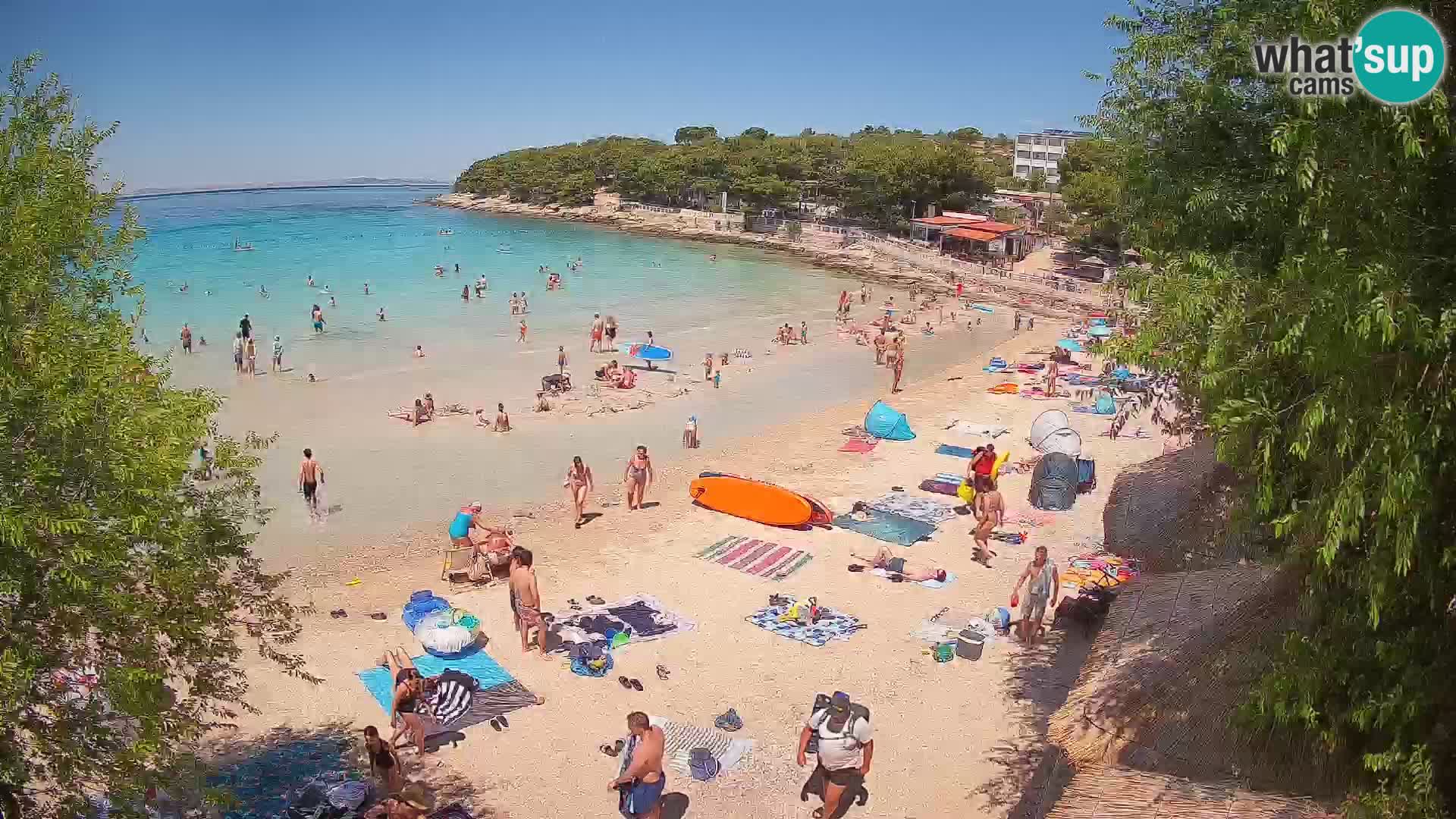 Strand Slanica Murter – webcam