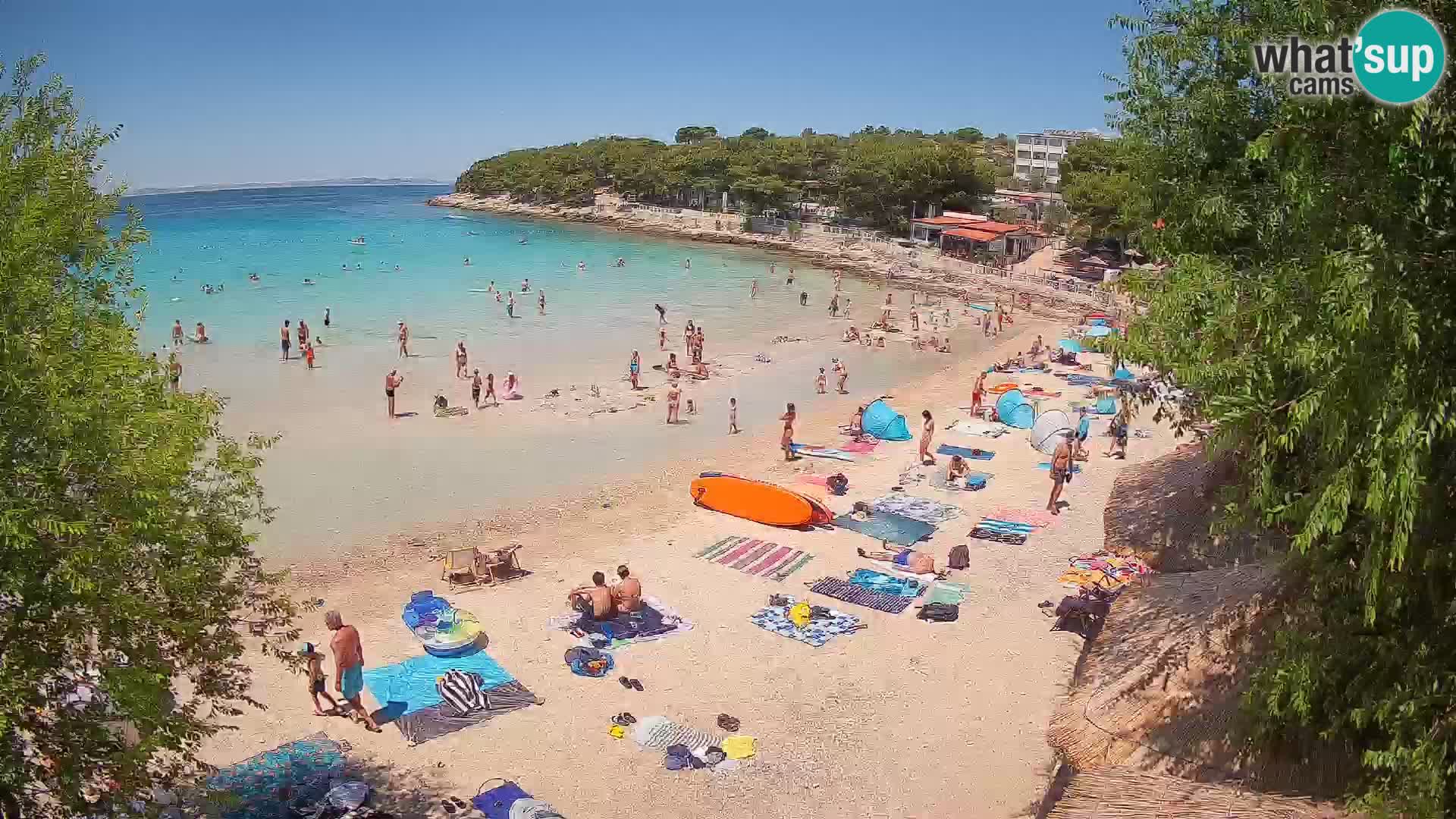 Plaža Slanica Murter – kamera v živo