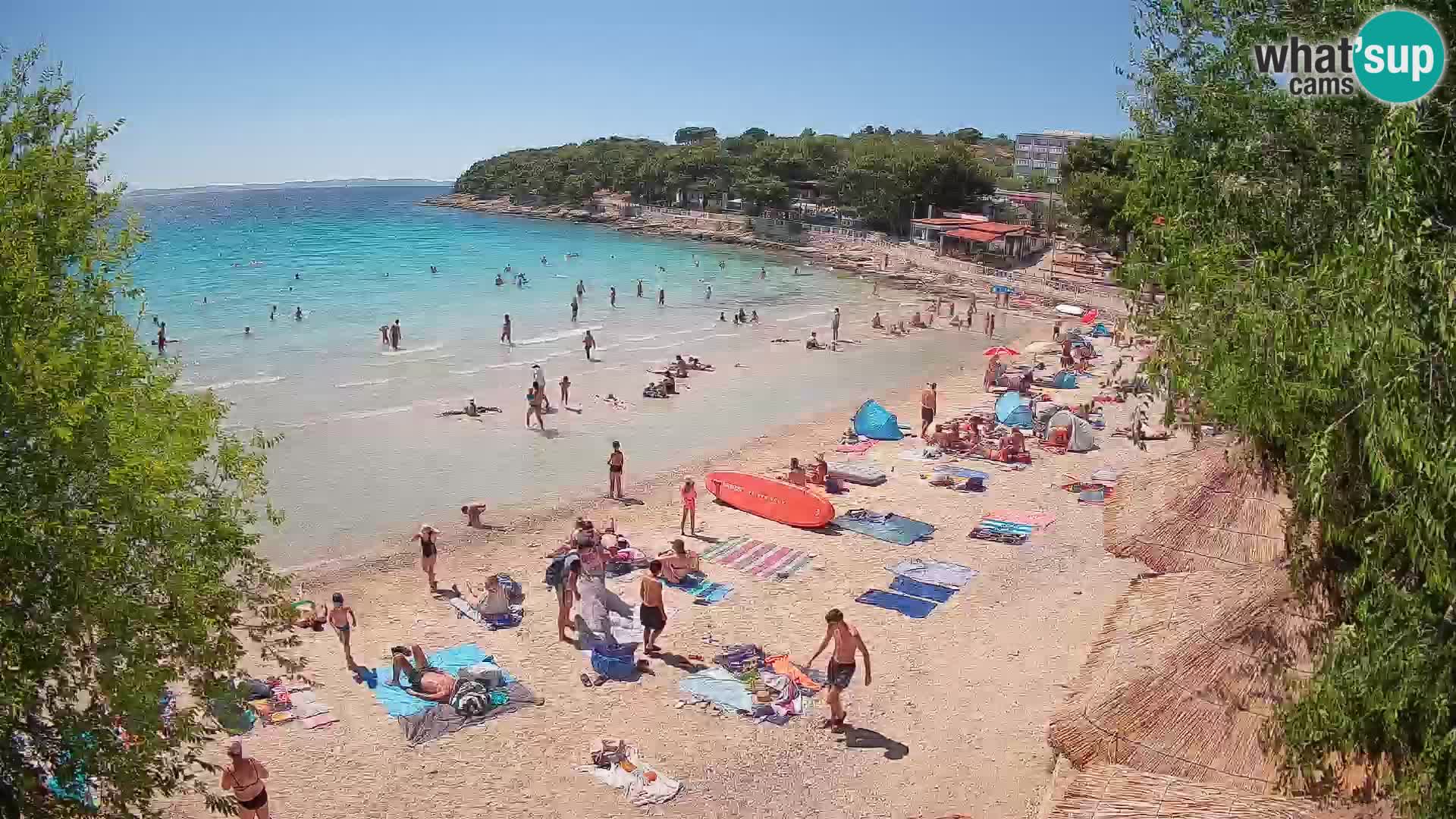 Strand Slanica Murter – webcam