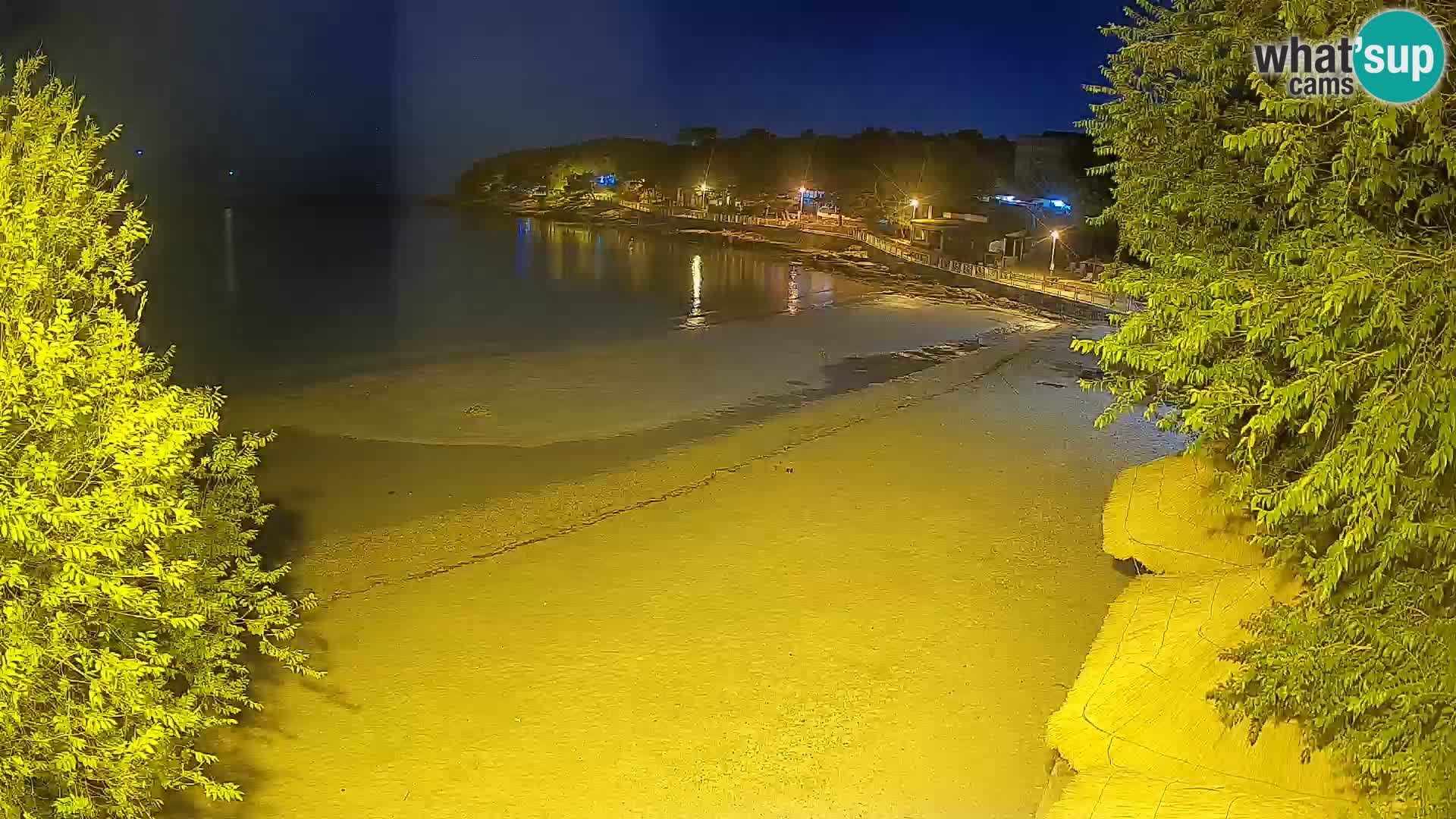 Strand Slanica Murter – webcam