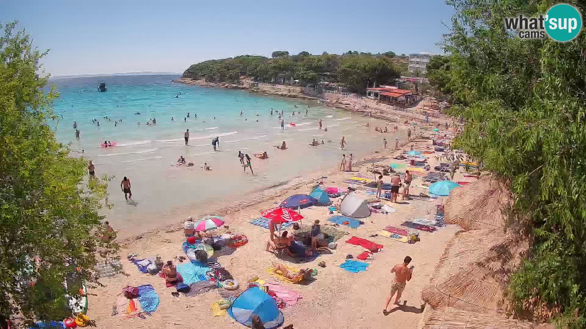 Strand Slanica Murter – webcam