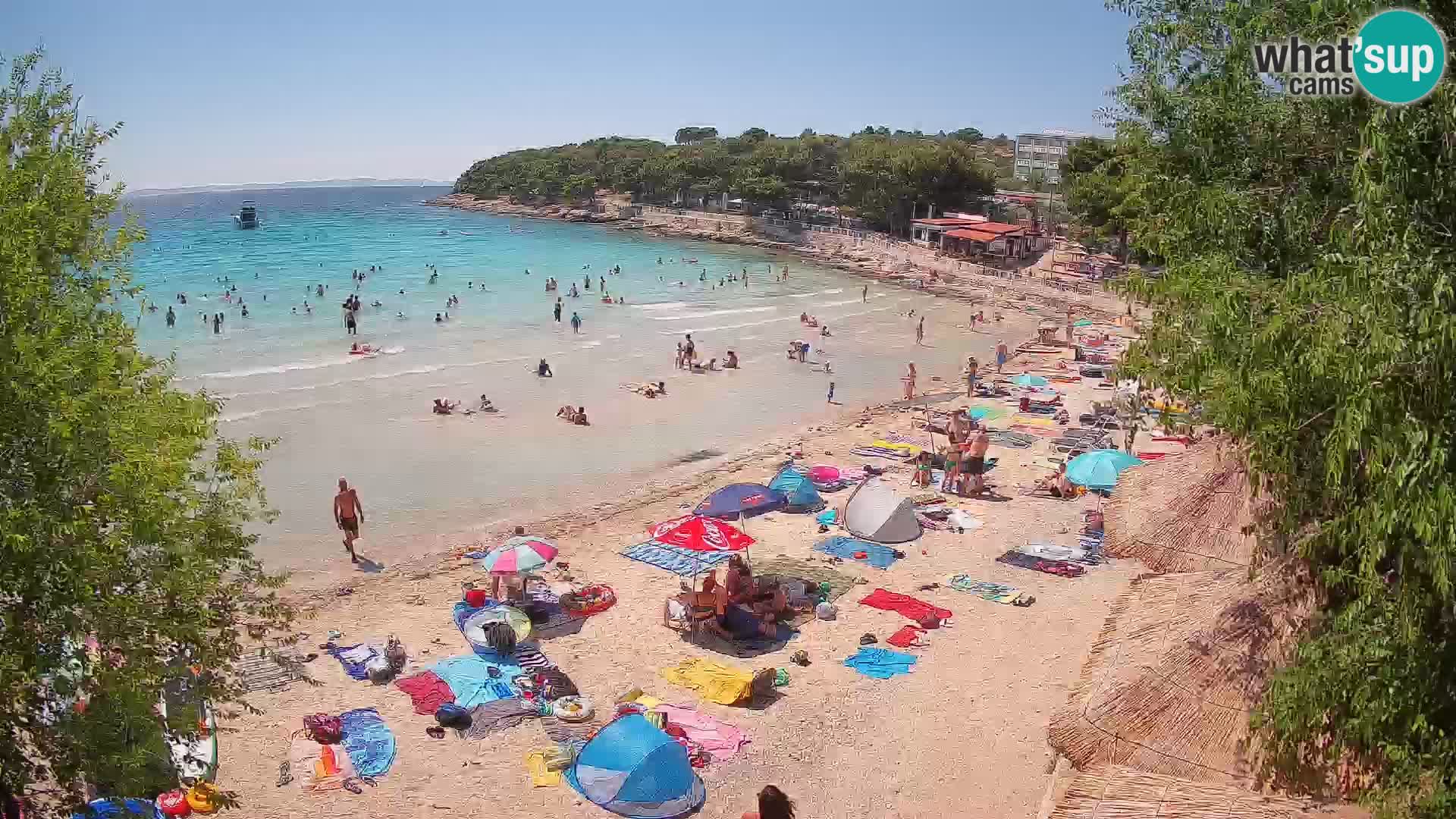 Strand Slanica Murter – webcam
