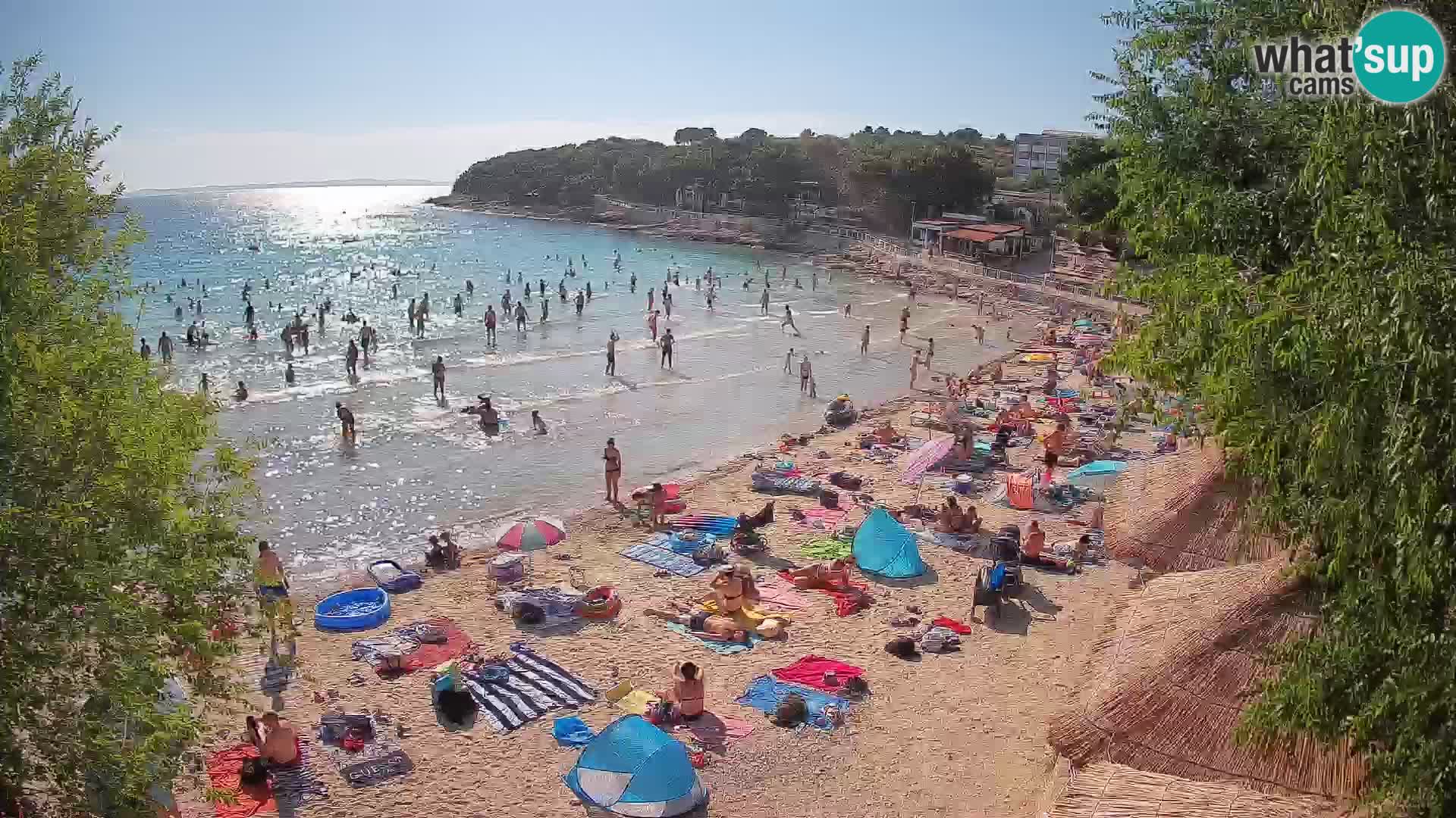 Strand Slanica Murter – webcam