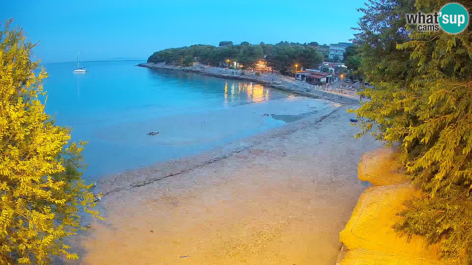 Strand Slanica Murter – webcam