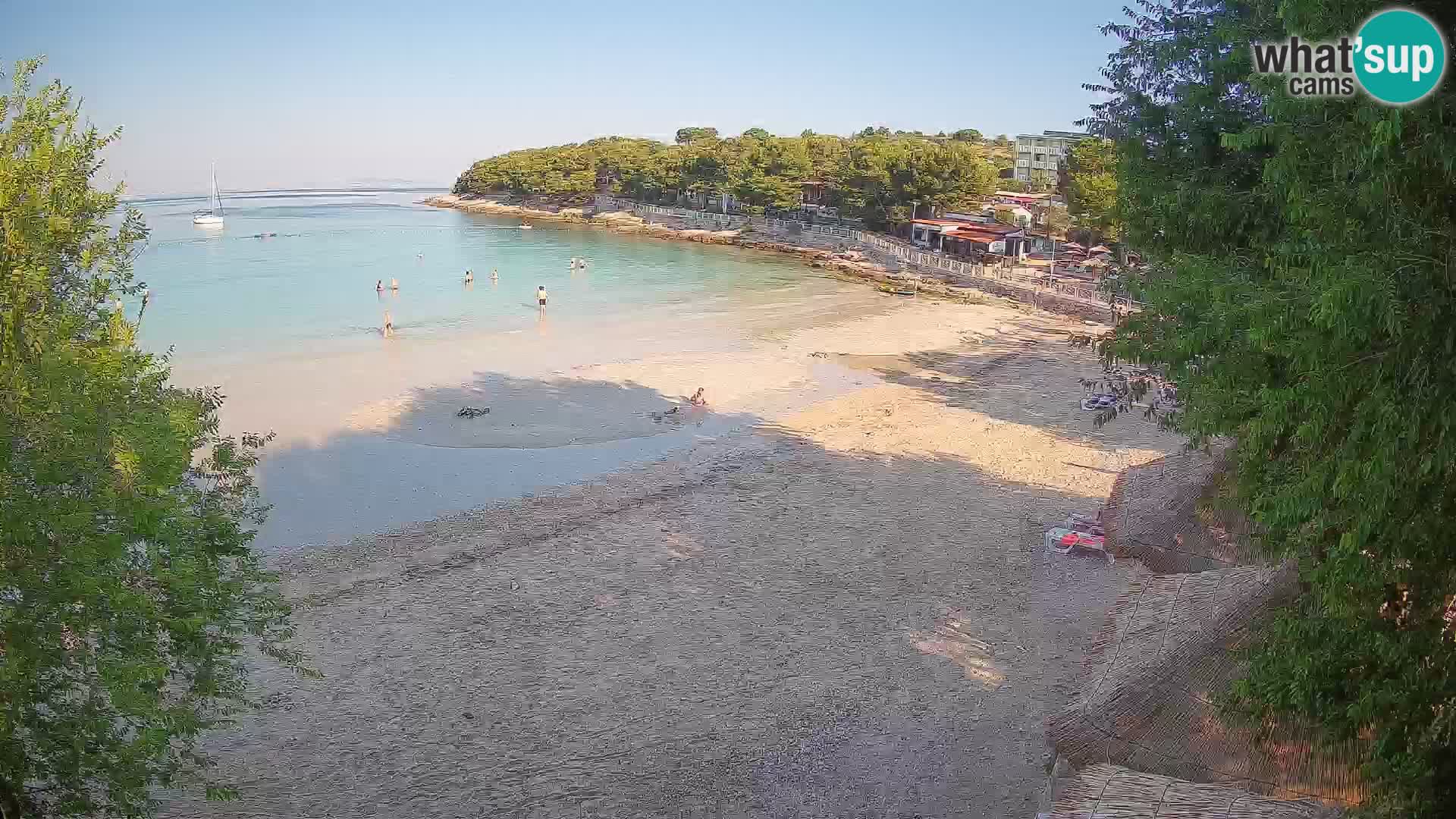 Strand Slanica Murter – webcam