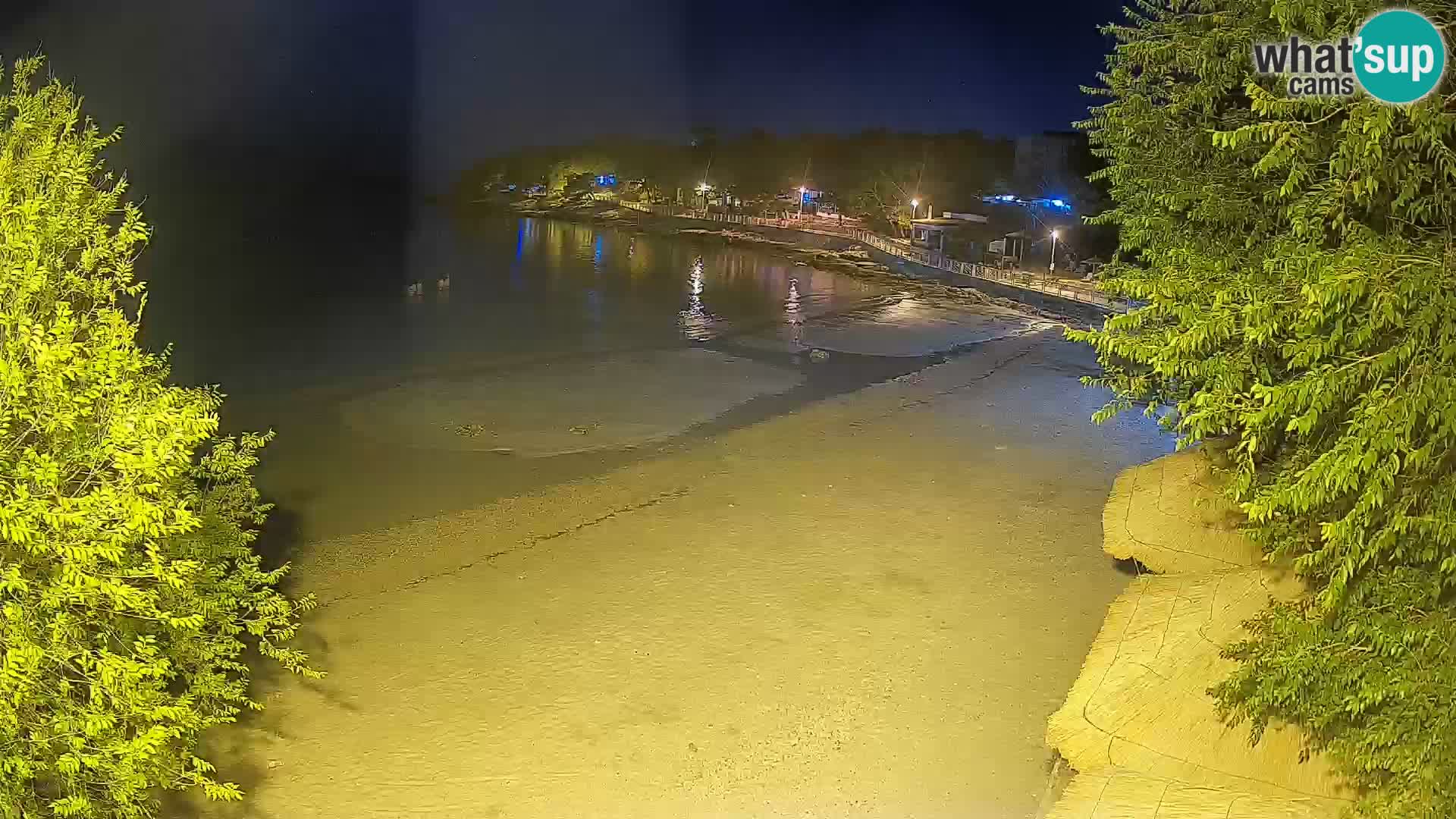 Strand Slanica Murter – webcam