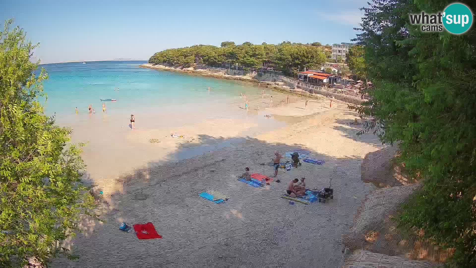 Strand Slanica Murter – webcam