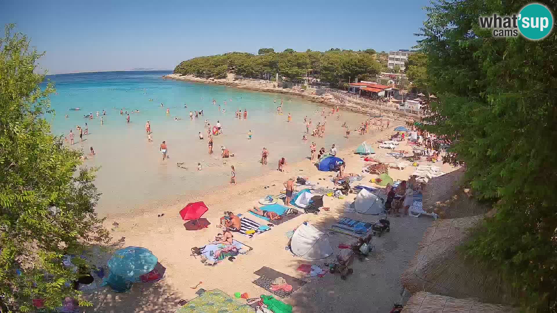 Strand Slanica Murter – webcam