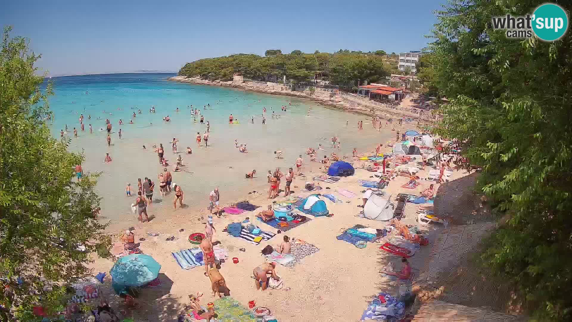 Plaža Slanica Murter – kamera v živo
