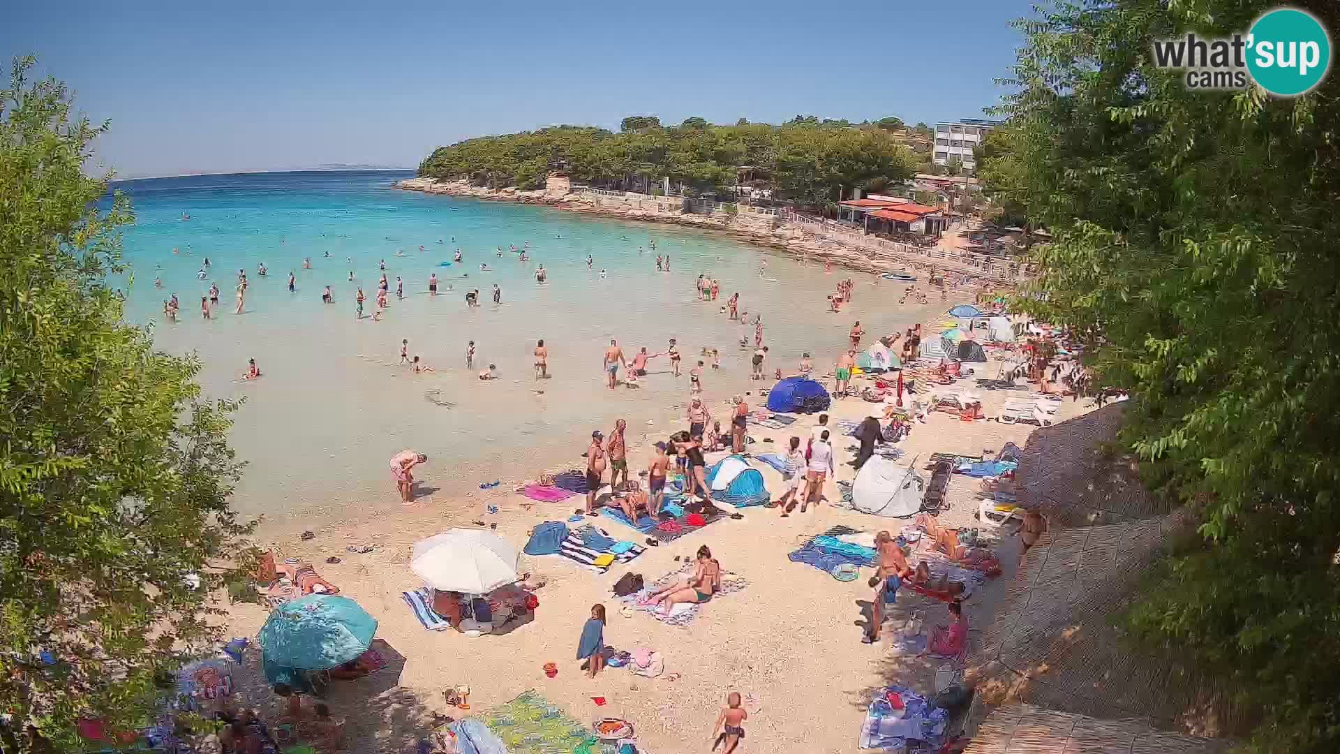 Plaža Slanica Murter – kamera v živo