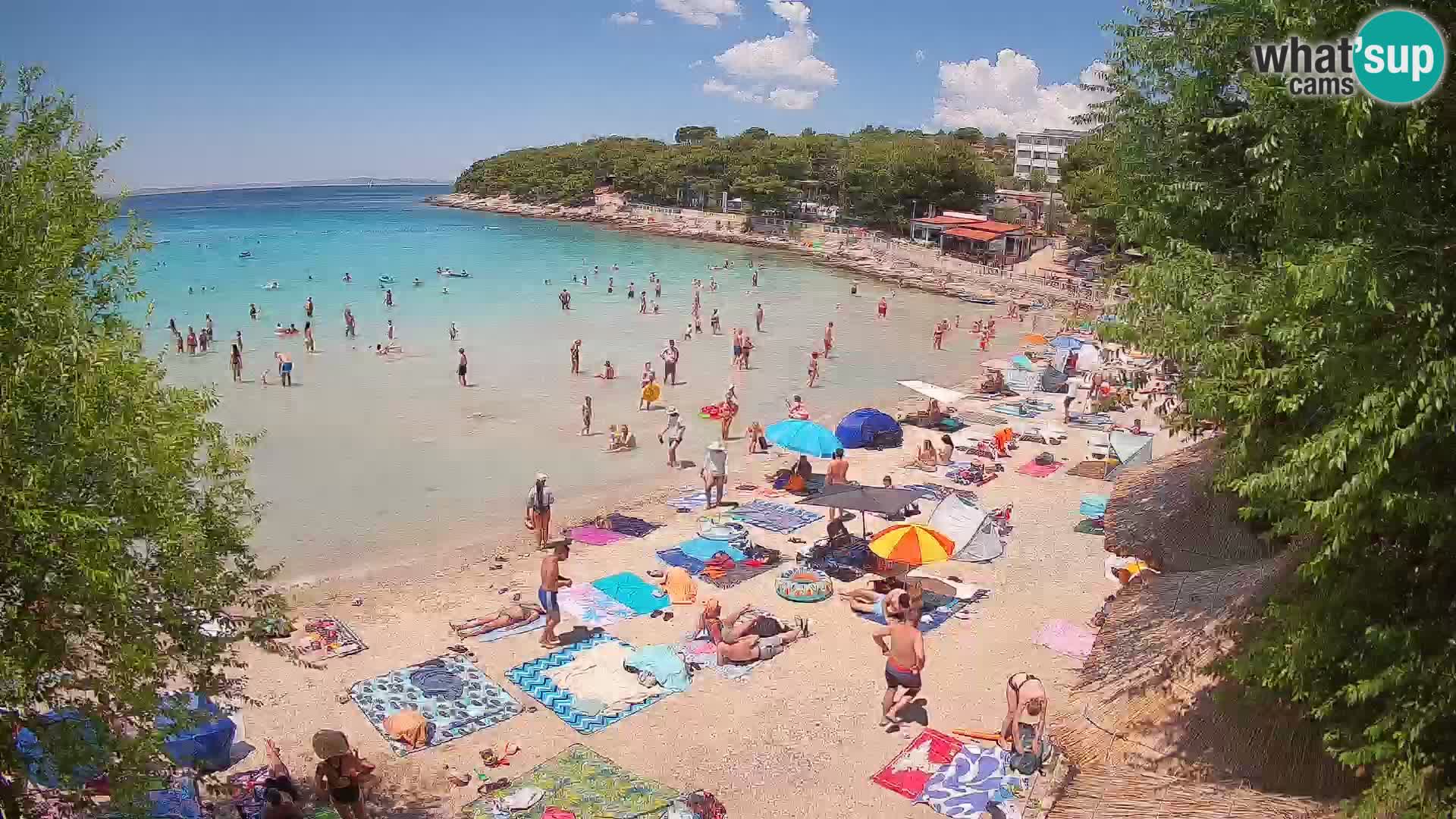 Strand Slanica Murter – webcam