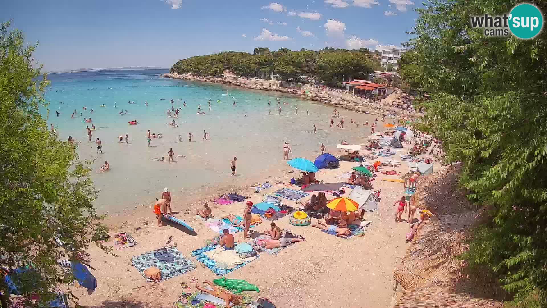 Strand Slanica Murter – webcam