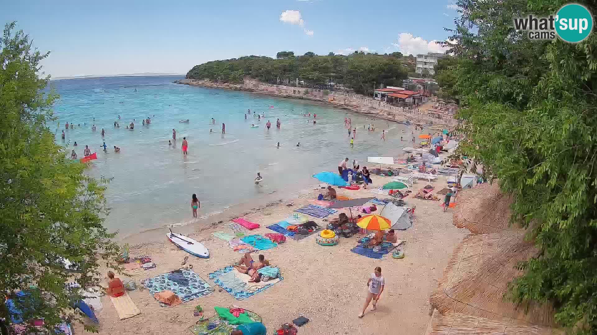Plaža Slanica Murter – web kamera
